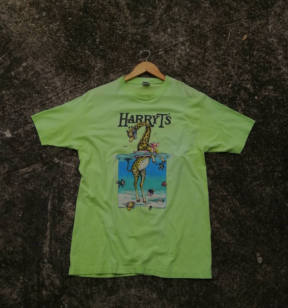 Anvil × Vintage Vintage 90s Anvil HarryT's Animal Graphic Tee Size US L / EU 52-54 / 3 - 1 Thumbnail