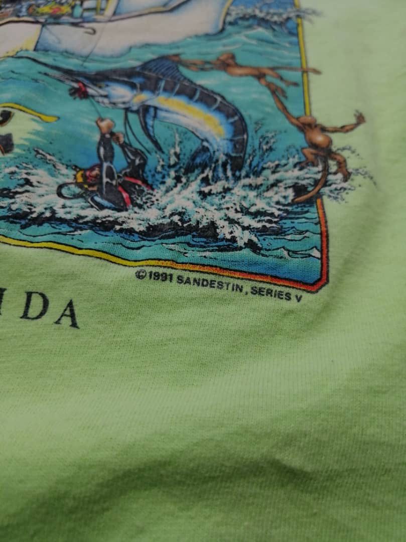 Anvil × Vintage Vintage 90s Anvil HarryT's Animal Graphic Tee Size US L / EU 52-54 / 3 - 3 Thumbnail