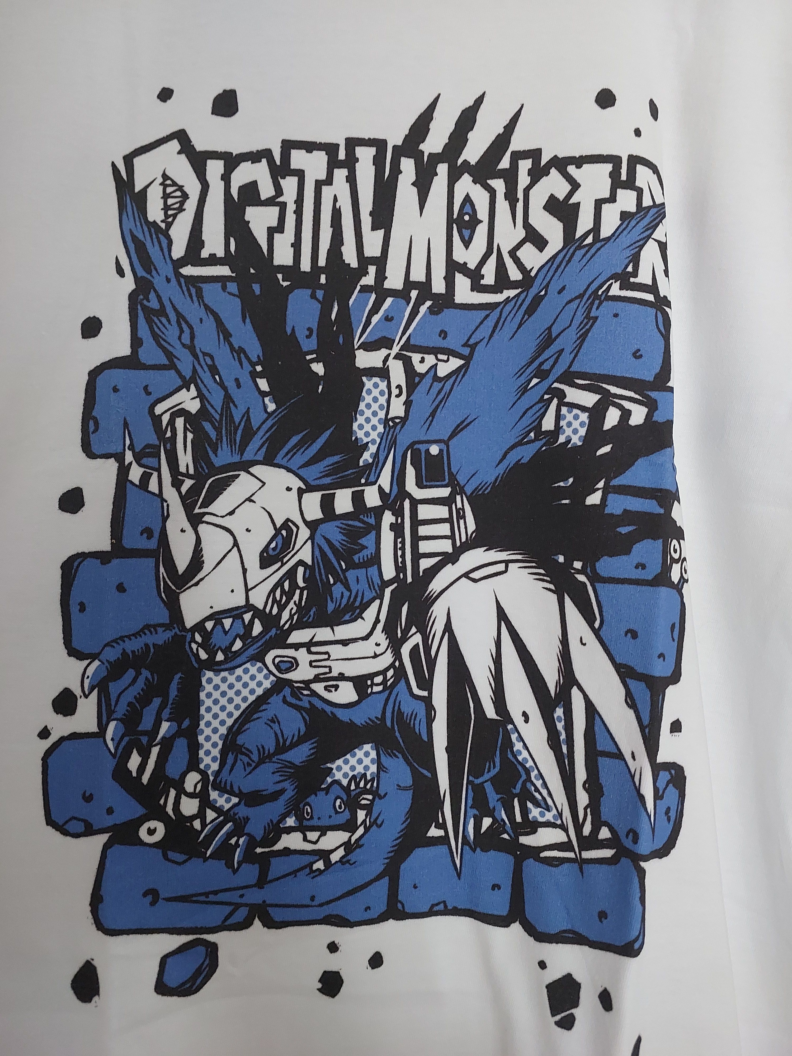 Anime RARE DIGIMON METALGREYMON BANDAI JAPAN ANIME T SHIRT Size US L / EU 52-54 / 3 - 12 Thumbnail