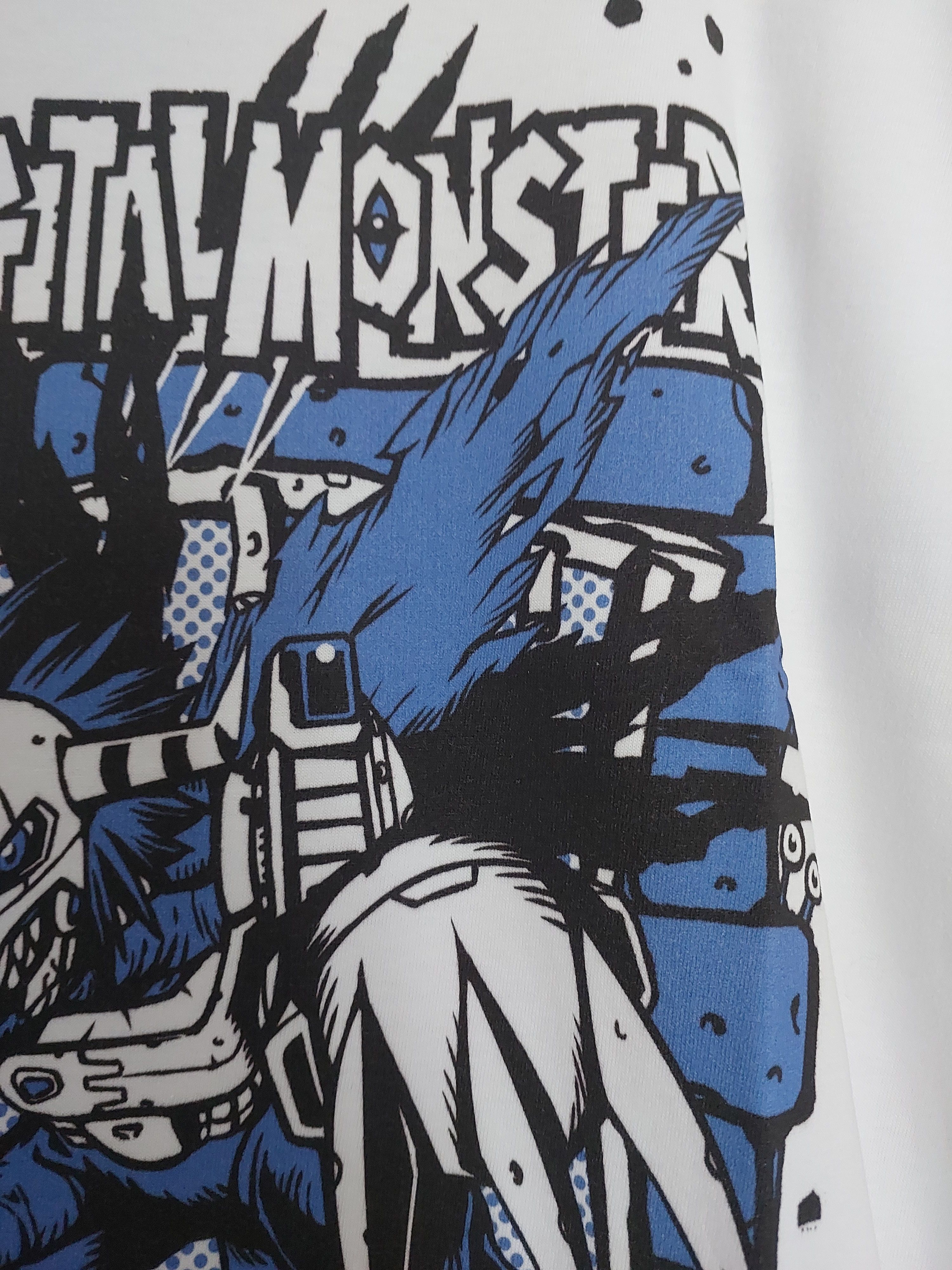 Anime RARE DIGIMON METALGREYMON BANDAI JAPAN ANIME T SHIRT Size US L / EU 52-54 / 3 - 9 Thumbnail