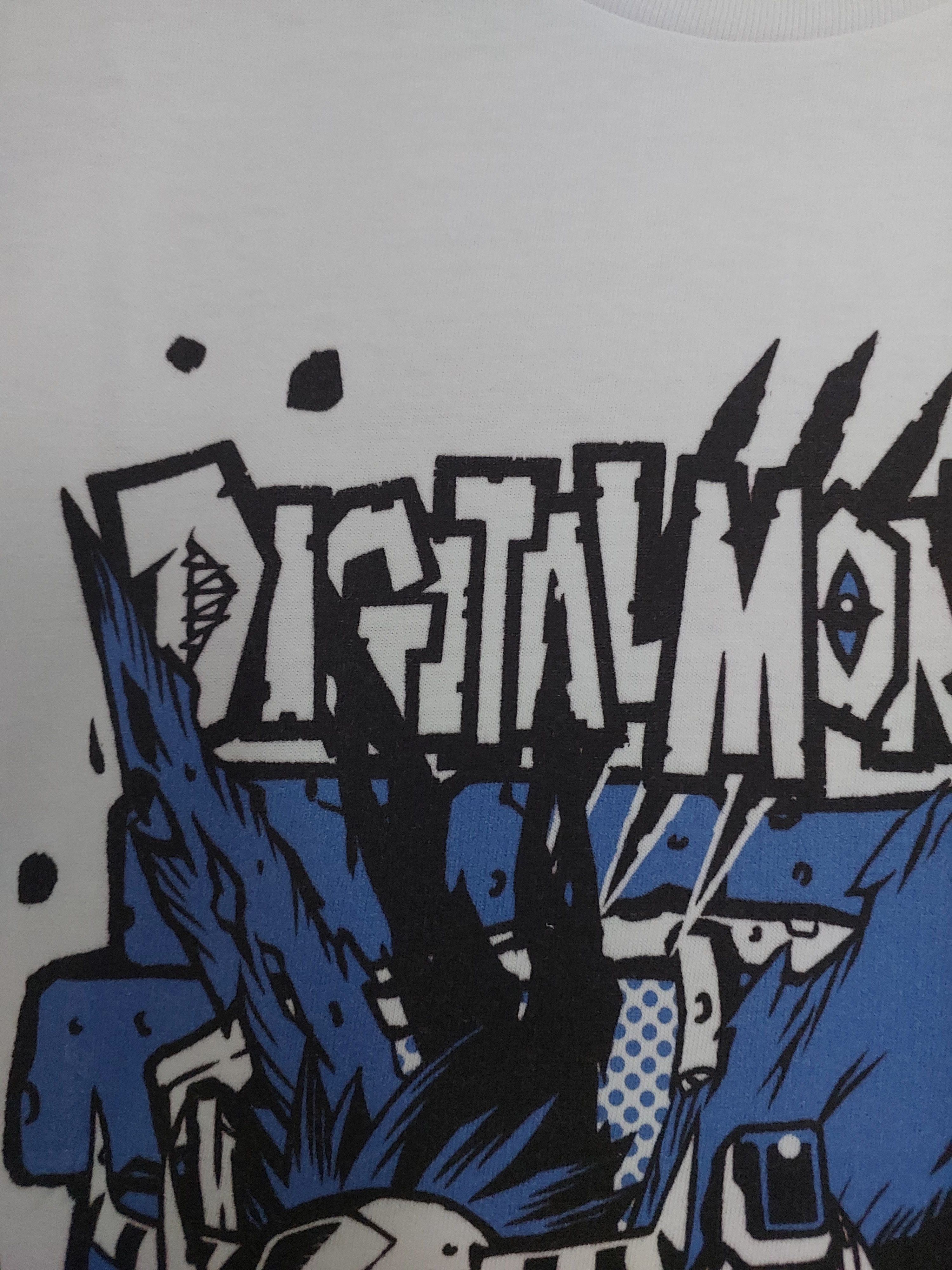 Anime RARE DIGIMON METALGREYMON BANDAI JAPAN ANIME T SHIRT Size US L / EU 52-54 / 3 - 7 Thumbnail