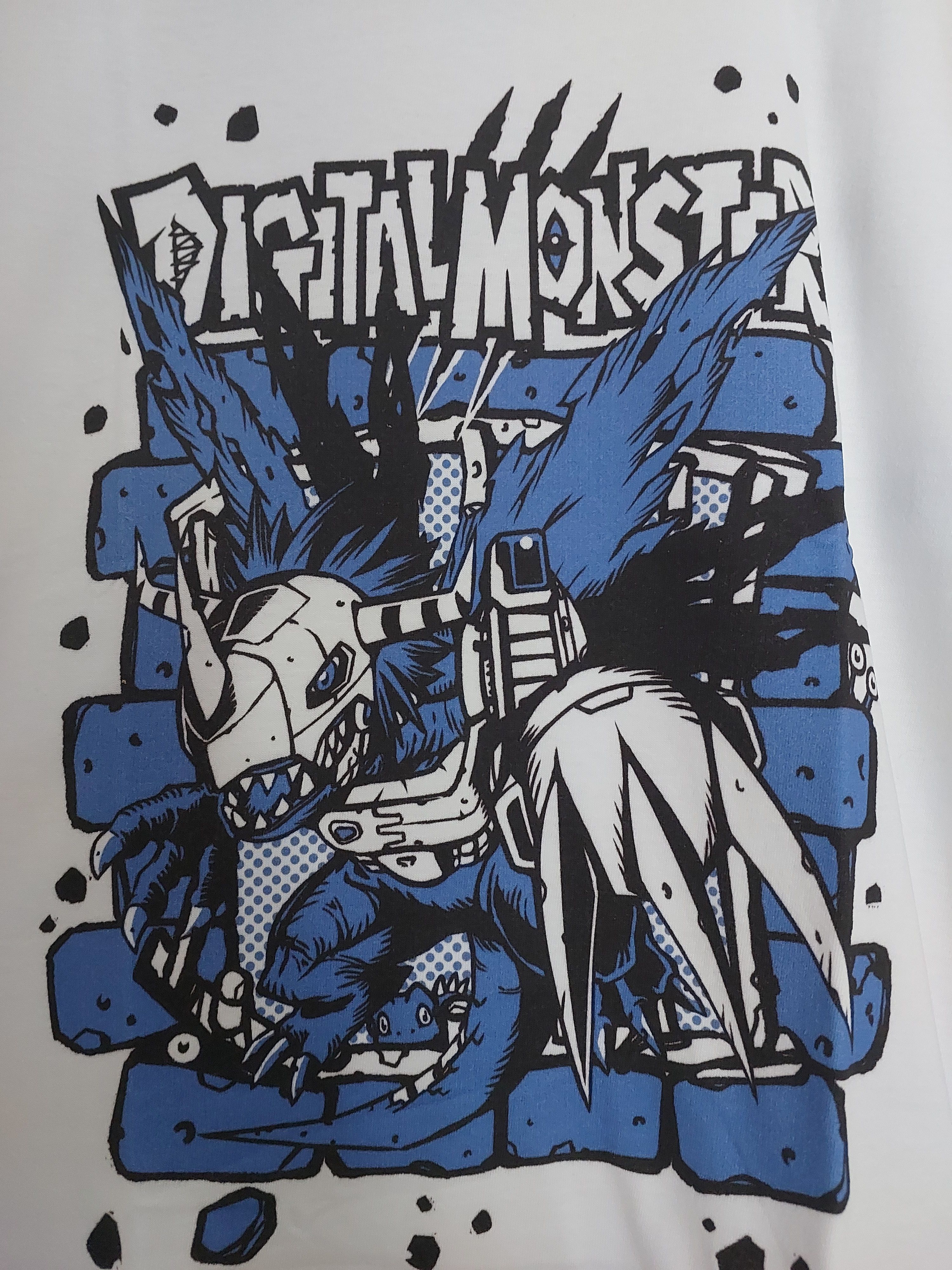 Anime RARE DIGIMON METALGREYMON BANDAI JAPAN ANIME T SHIRT Size US L / EU 52-54 / 3 - 8 Thumbnail