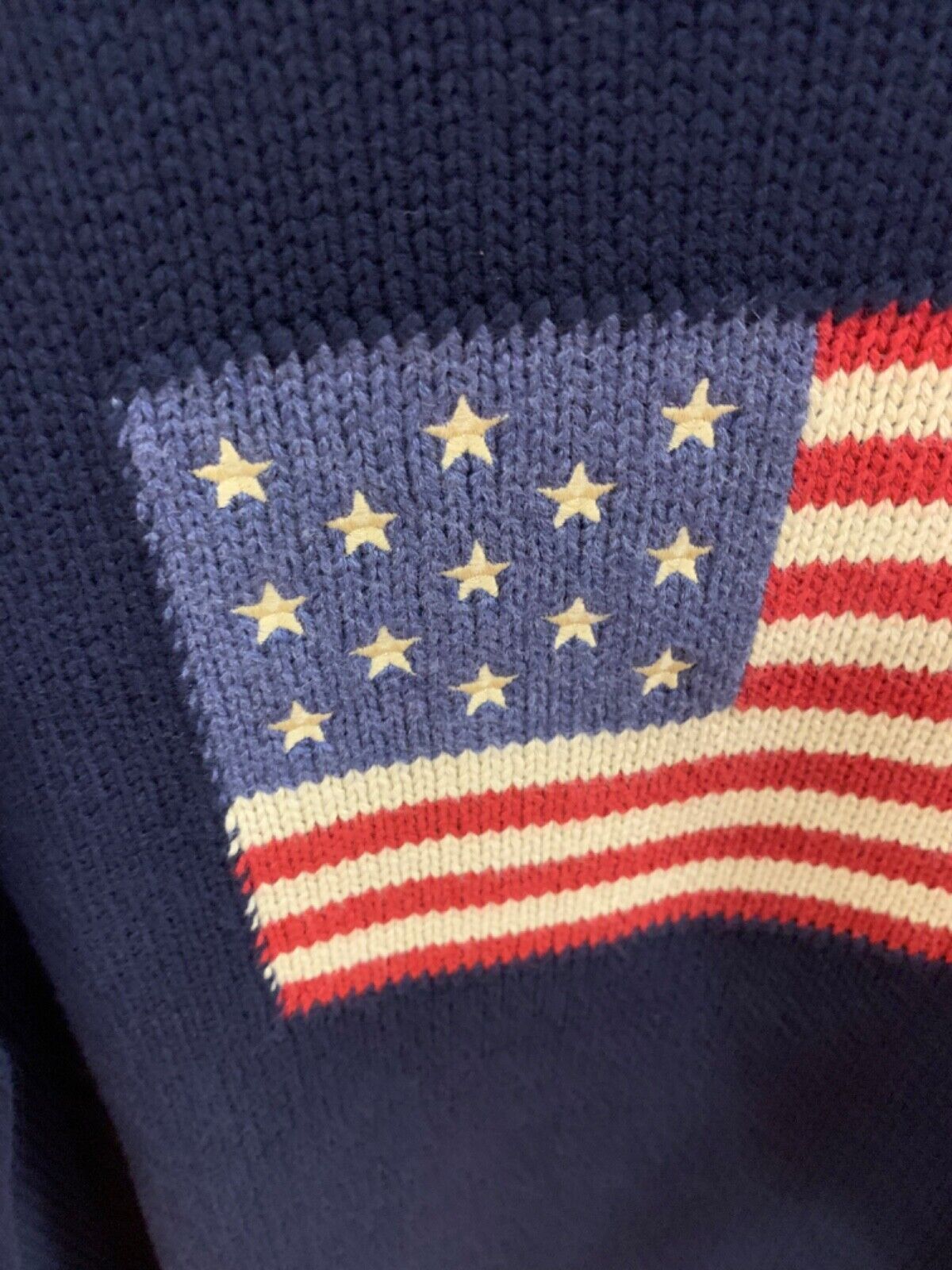 Polo Ralph Lauren Polo Ralph Lauren American Flag Navy Sweater XXL Size US XXL / EU 58 / 5 - 9 Thumbnail
