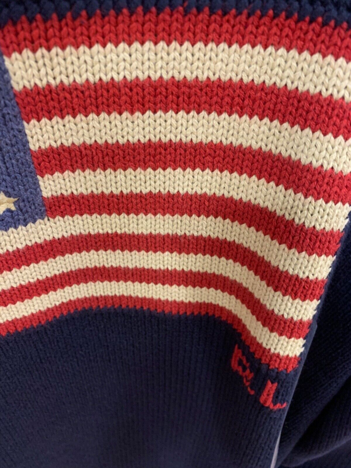 Polo Ralph Lauren Polo Ralph Lauren American Flag Navy Sweater XXL Size US XXL / EU 58 / 5 - 7 Thumbnail