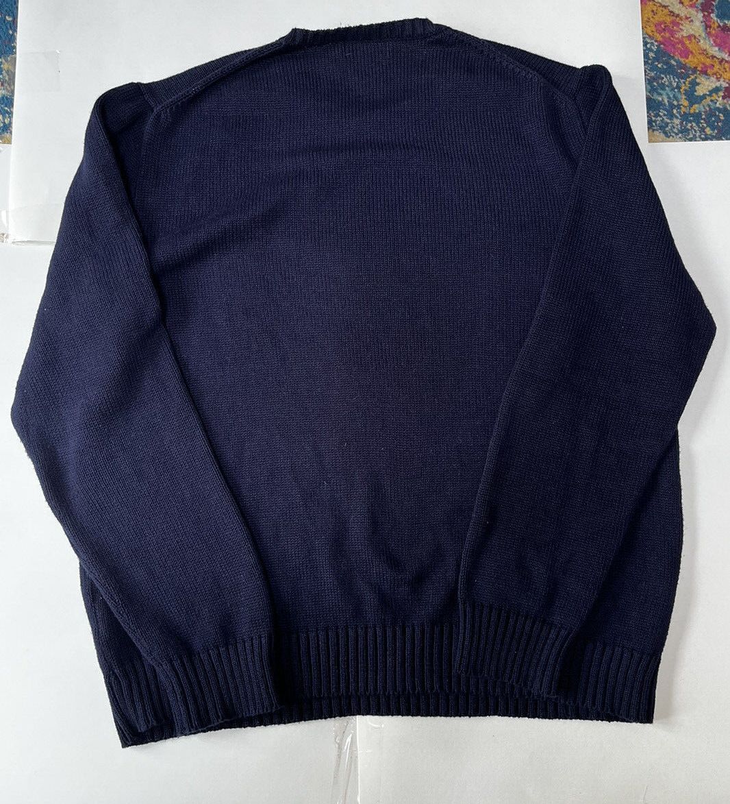 Polo Ralph Lauren Polo Ralph Lauren American Flag Navy Sweater XXL Size US XXL / EU 58 / 5 - 4 Thumbnail