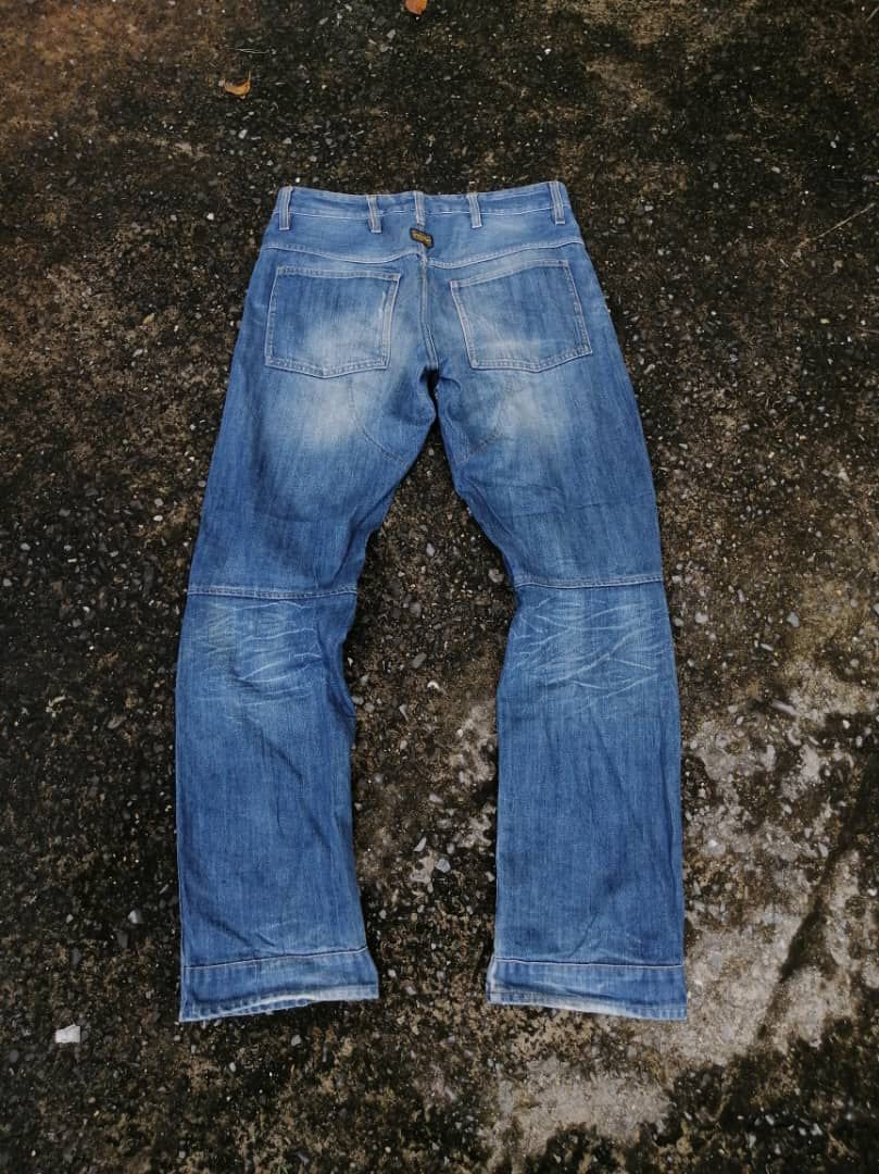 G-Star G Star Raw Fly Button Denim Jeans Size US 33 - 2 Thumbnail