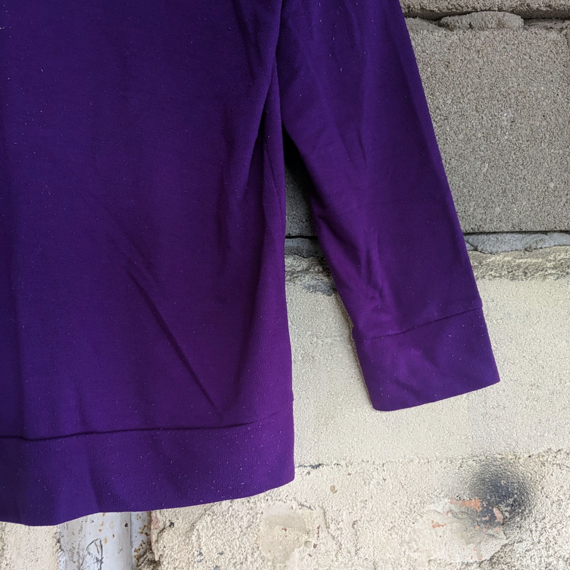 Japanese Brand × Vintage Vintage Winner Batman Logo Sweater With Hoodies Purple Size US M / EU 48-50 / 2 - 12 Thumbnail