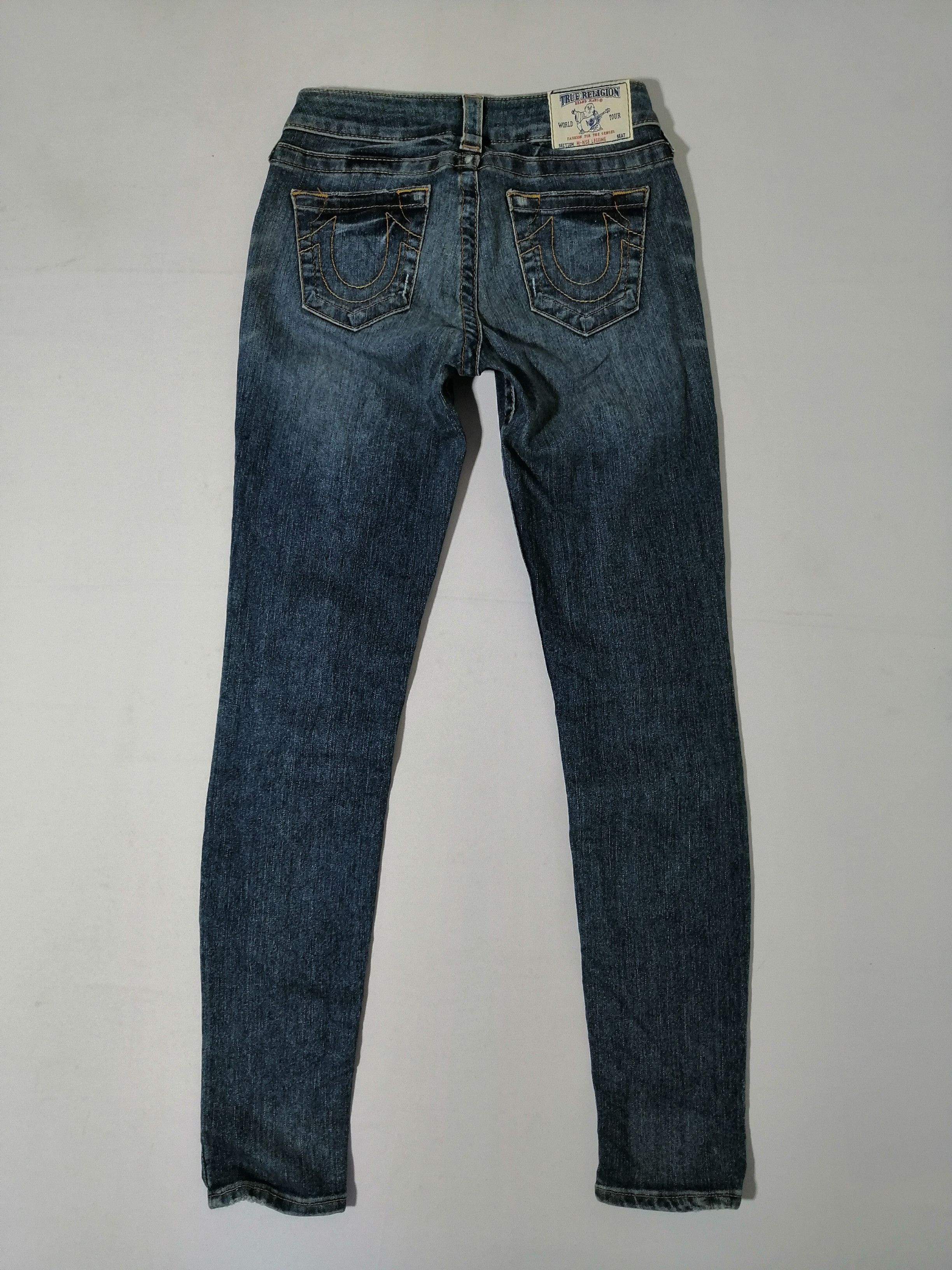 True Religion True Religion low-Rise Legging Denim Jeans Size 27" / US 4 / IT 40 - 2 Thumbnail