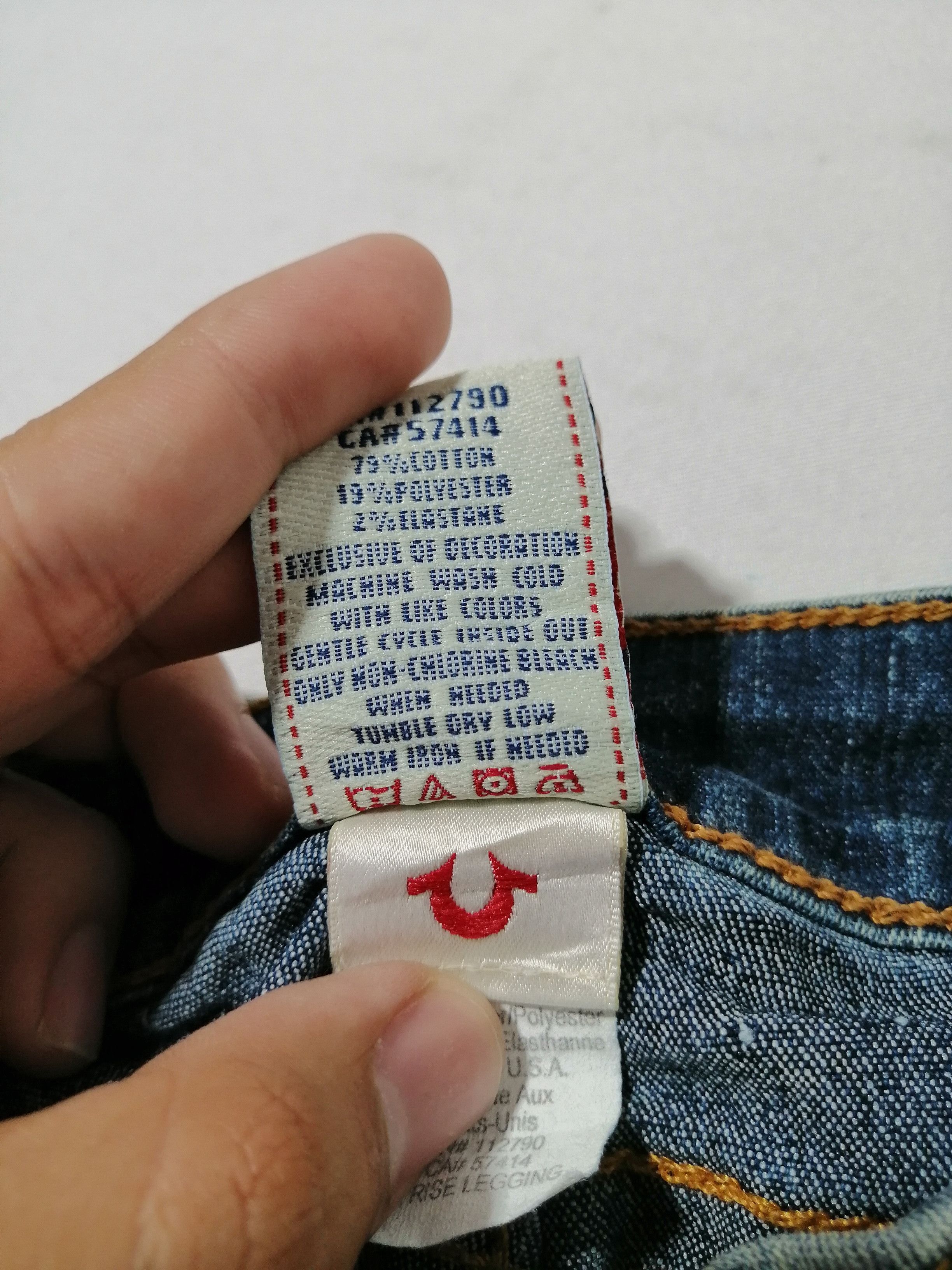 True Religion True Religion low-Rise Legging Denim Jeans Size 27" / US 4 / IT 40 - 6 Thumbnail