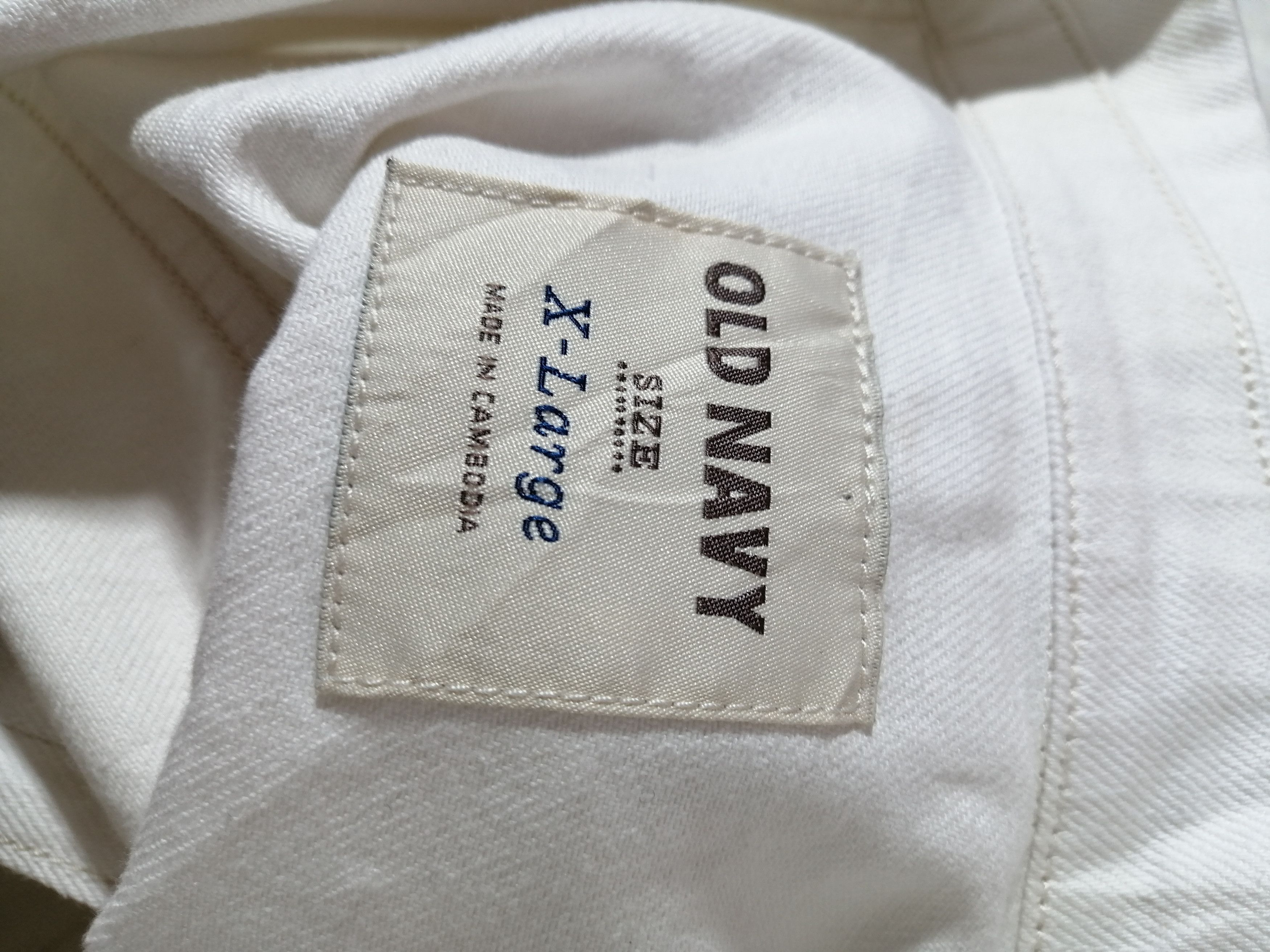 Old Navy Old Navy White Denim Jacket Size US M / EU 48-50 / 2 - 5 Thumbnail