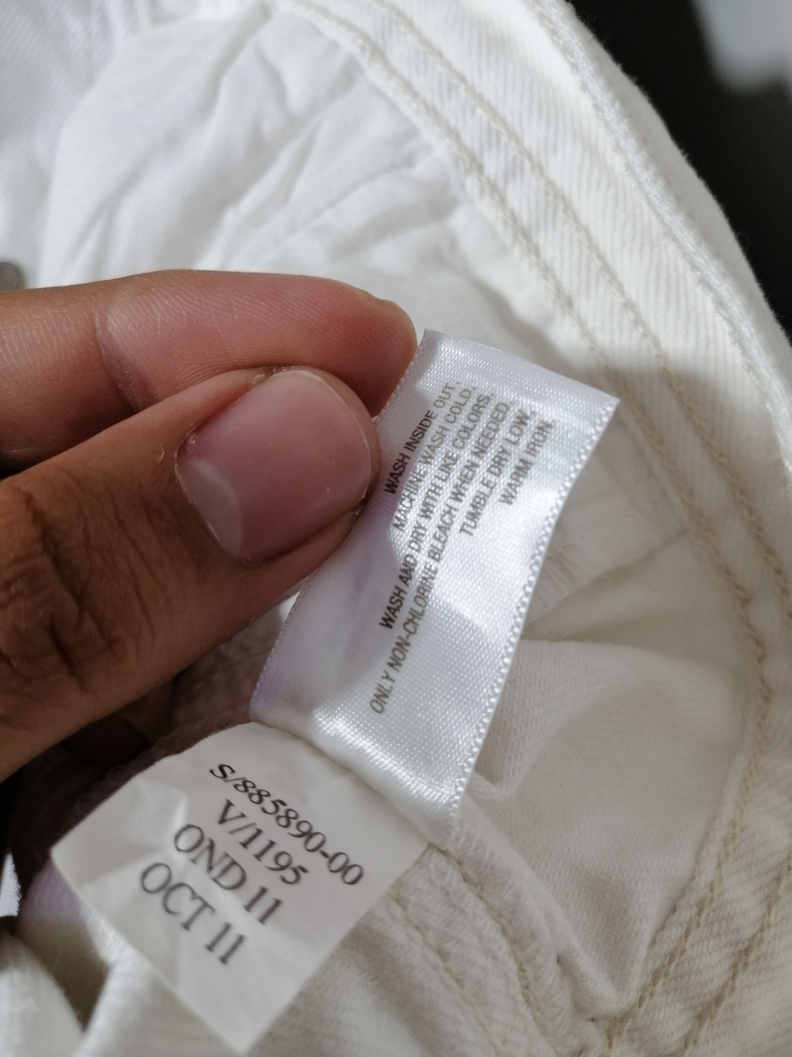 Old Navy Old Navy White Denim Jacket Size US M / EU 48-50 / 2 - 7 Thumbnail