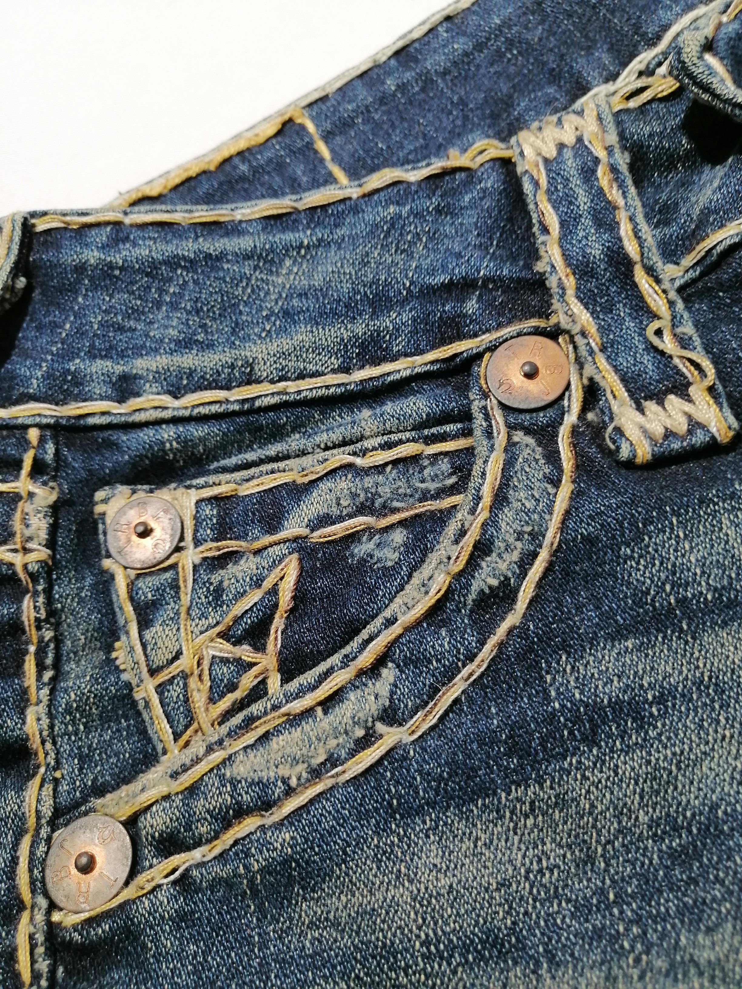 True Religion True Religion Nice Design Denim Jeans Size 25" / US 0 / IT 36 - 3 Thumbnail