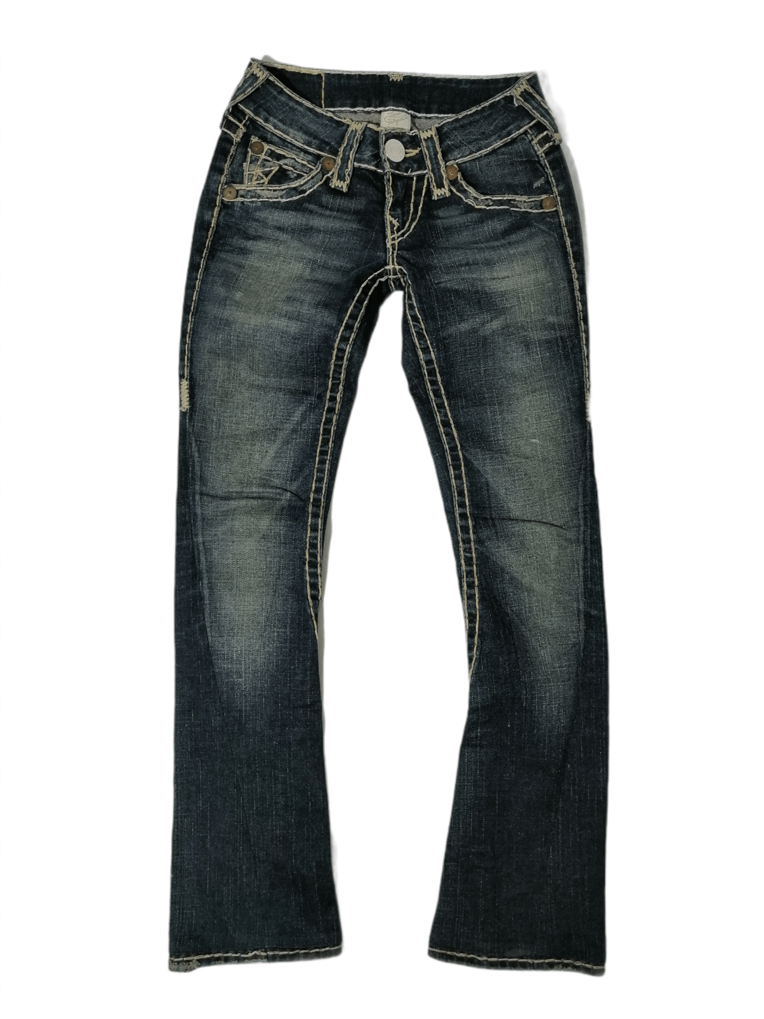 True Religion True Religion Nice Design Denim Jeans Size 25" / US 0 / IT 36 - 1 Thumbnail