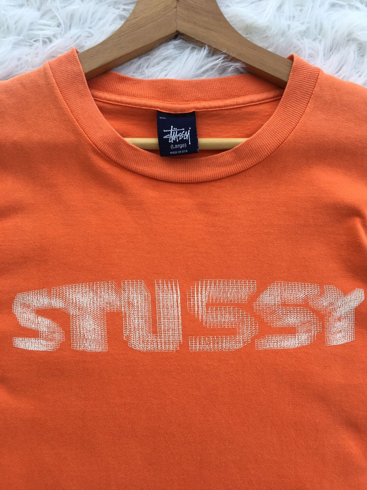 Stussy Rare Vintage Stussy Big Logo Tshirt Size US L / EU 52-54 / 3 - 7 Thumbnail