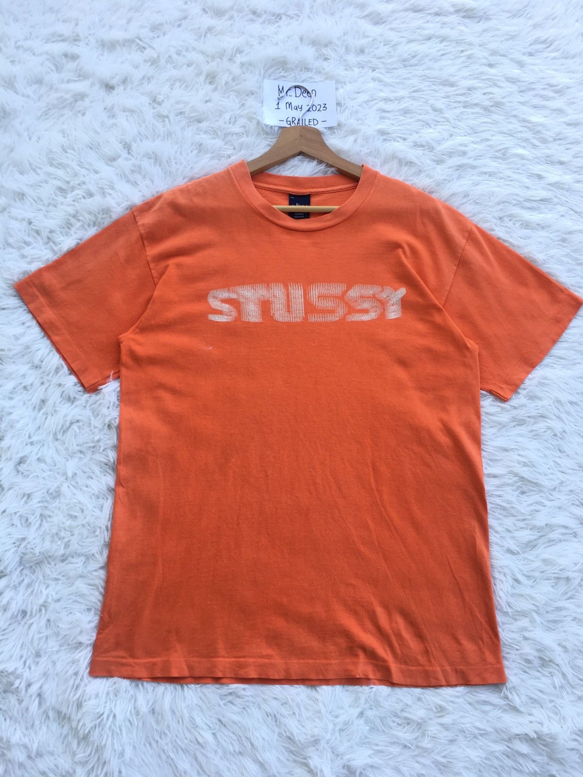 Stussy Rare Vintage Stussy Big Logo Tshirt Size US L / EU 52-54 / 3 - 1 Thumbnail