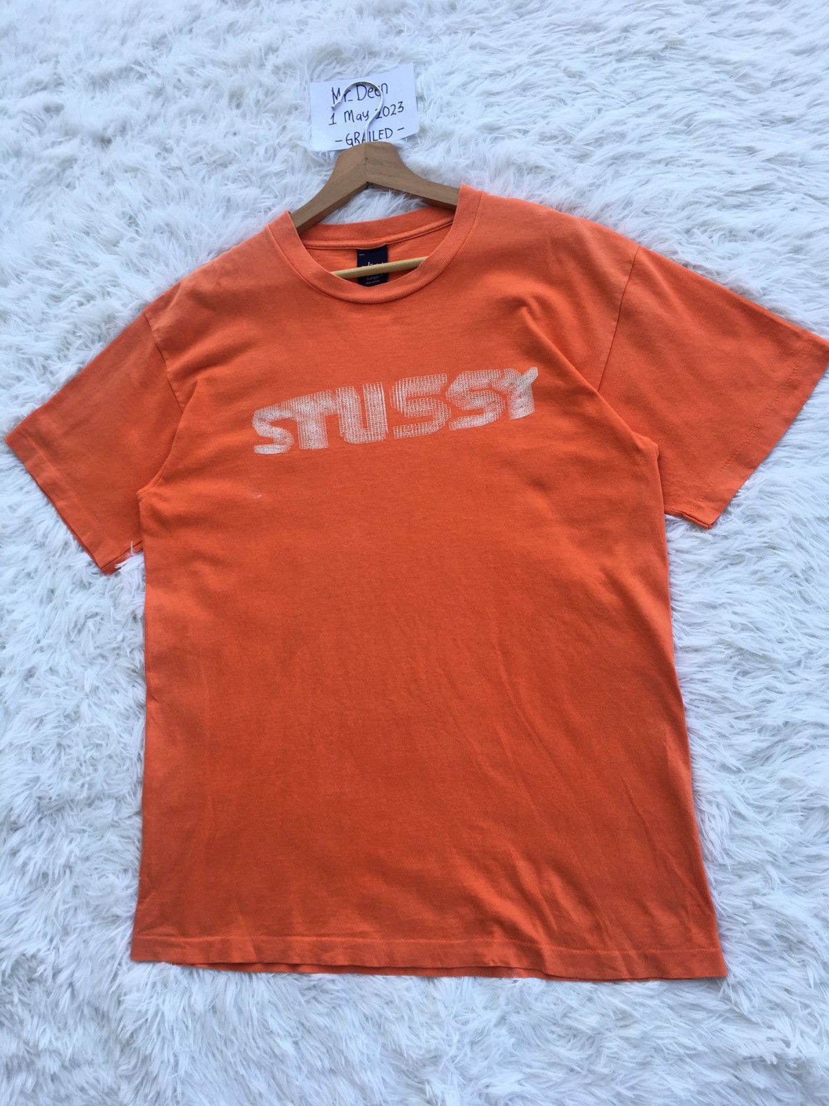 Stussy Rare Vintage Stussy Big Logo Tshirt Size US L / EU 52-54 / 3 - 3 Thumbnail