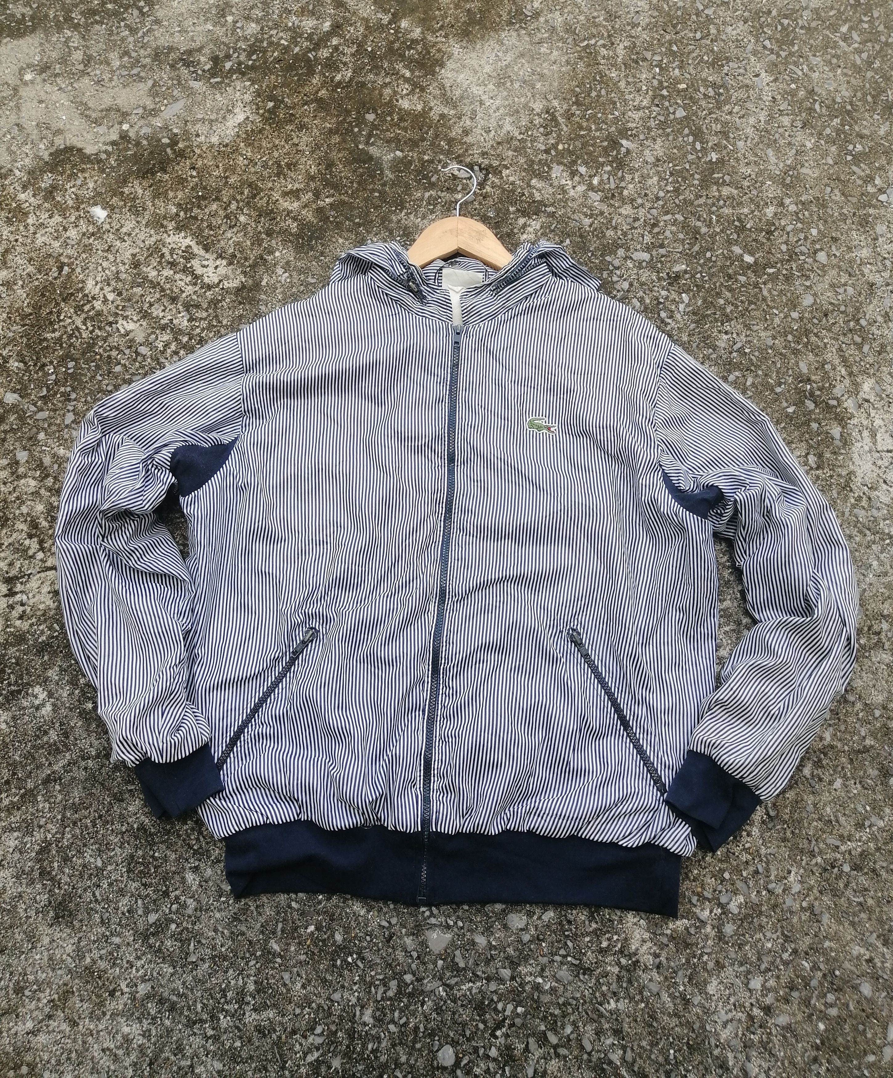 Lacoste Lacoste Striped With Hoodie Jacket Size US L / EU 52-54 / 3 - 1 Thumbnail