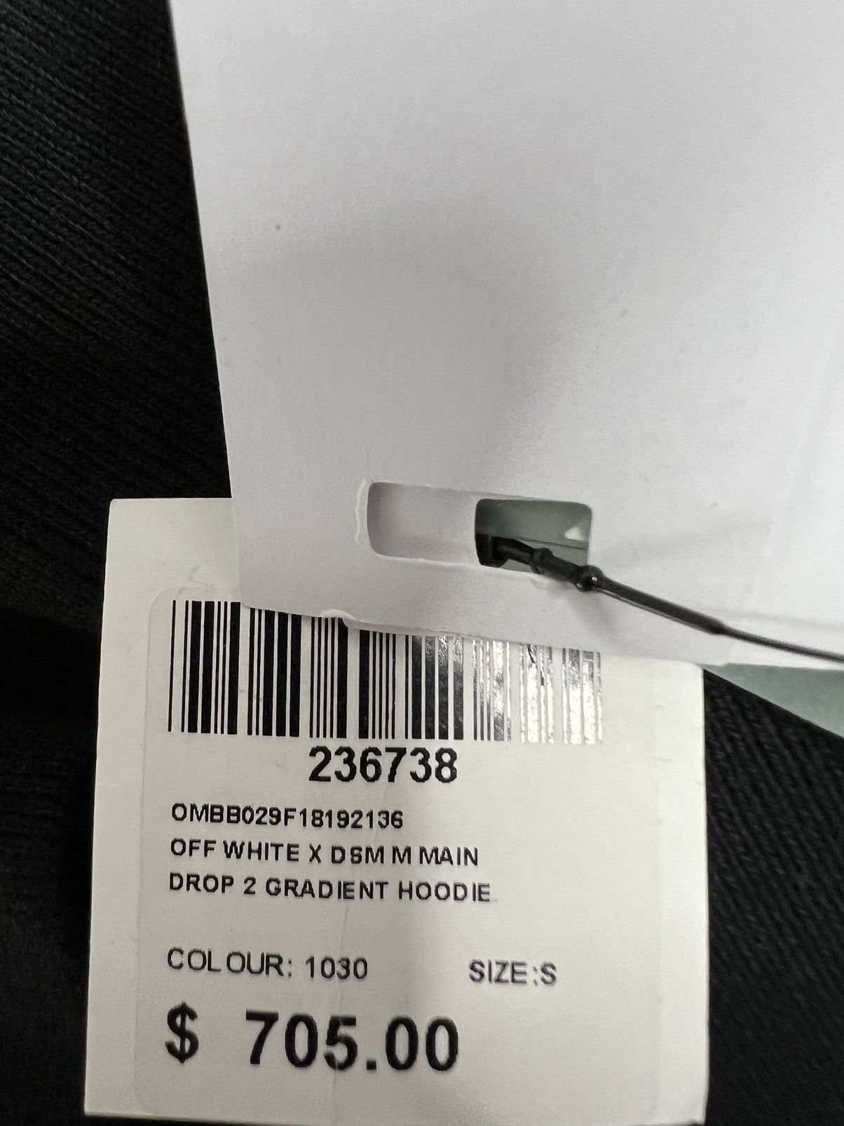 Dover Street Market × Off-White OFF-WHITE X DSM DROP 2 GRADIENT HOODIE BLACK BLUE SMALL Size US S / EU 44-46 / 1 - 6 Thumbnail