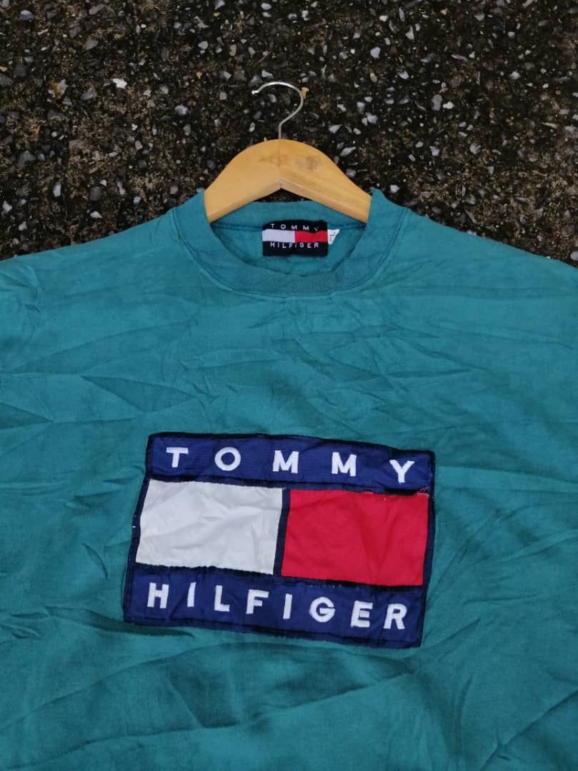 Tommy Hilfiger Tommy Hilfiger Big Logo Sweatshirt Size US XXL / EU 58 / 5 - 5 Thumbnail