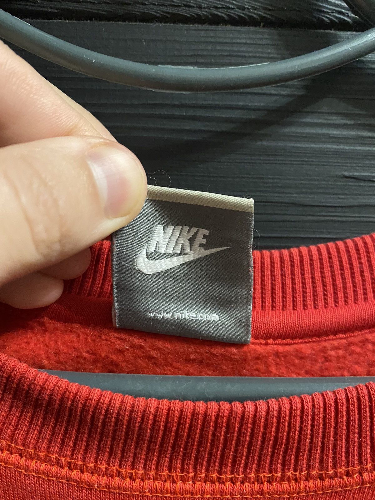 Nike Rare Vintage sweatshirt Nike Air Big Logo. Y2K drill. Size US M / EU 48-50 / 2 - 14 Thumbnail