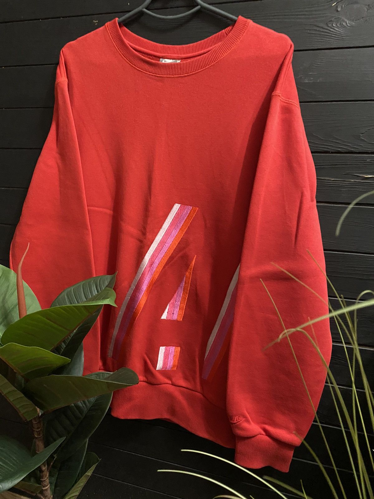 Nike Rare Vintage sweatshirt Nike Air Big Logo. Y2K drill. Size US M / EU 48-50 / 2 - 1 Thumbnail