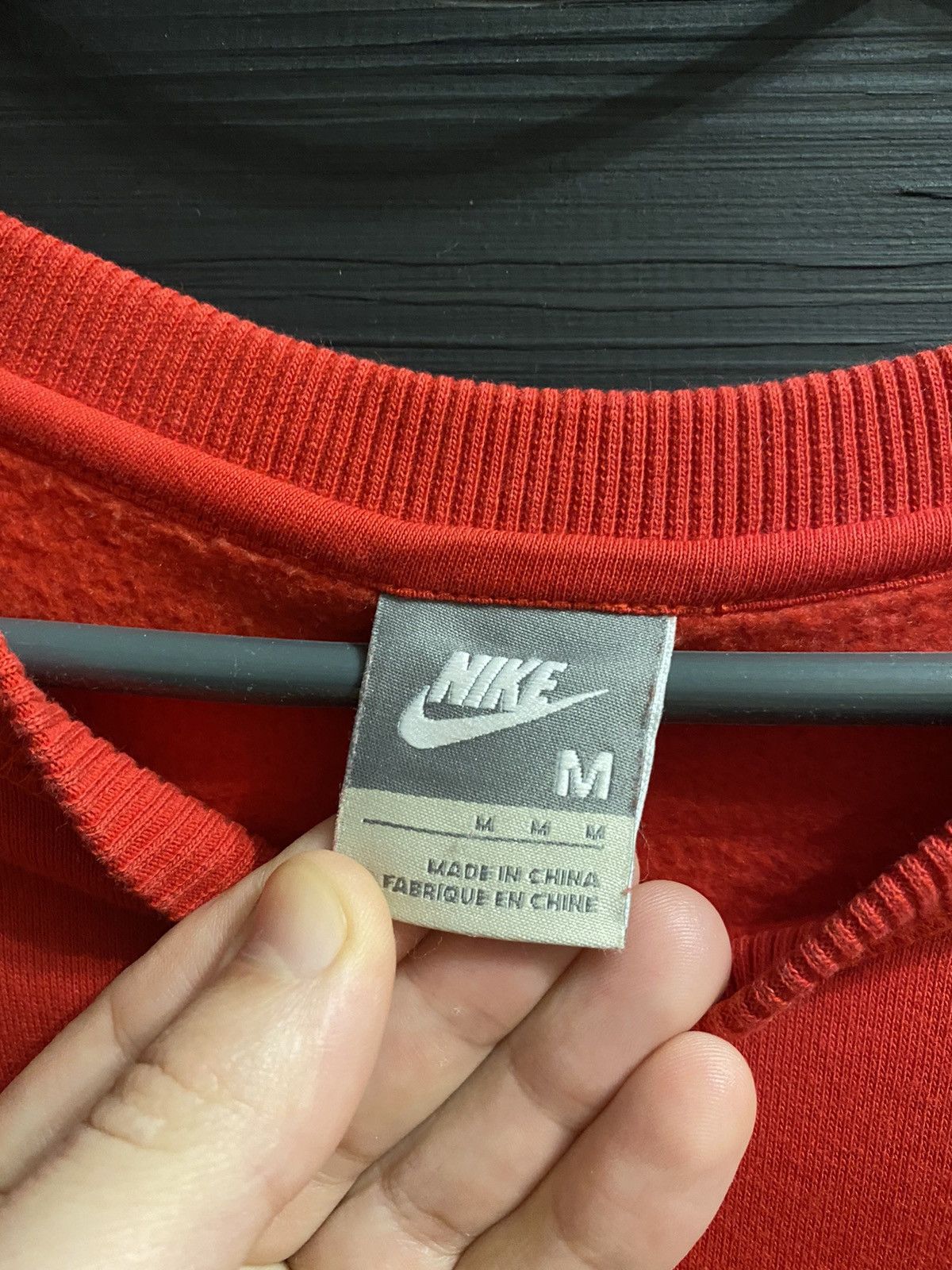 Nike Rare Vintage sweatshirt Nike Air Big Logo. Y2K drill. Size US M / EU 48-50 / 2 - 13 Thumbnail