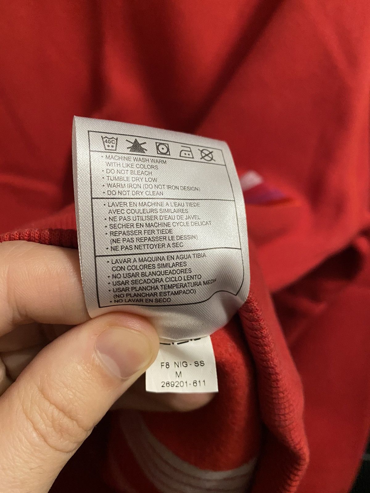Nike Rare Vintage sweatshirt Nike Air Big Logo. Y2K drill. Size US M / EU 48-50 / 2 - 15 Thumbnail
