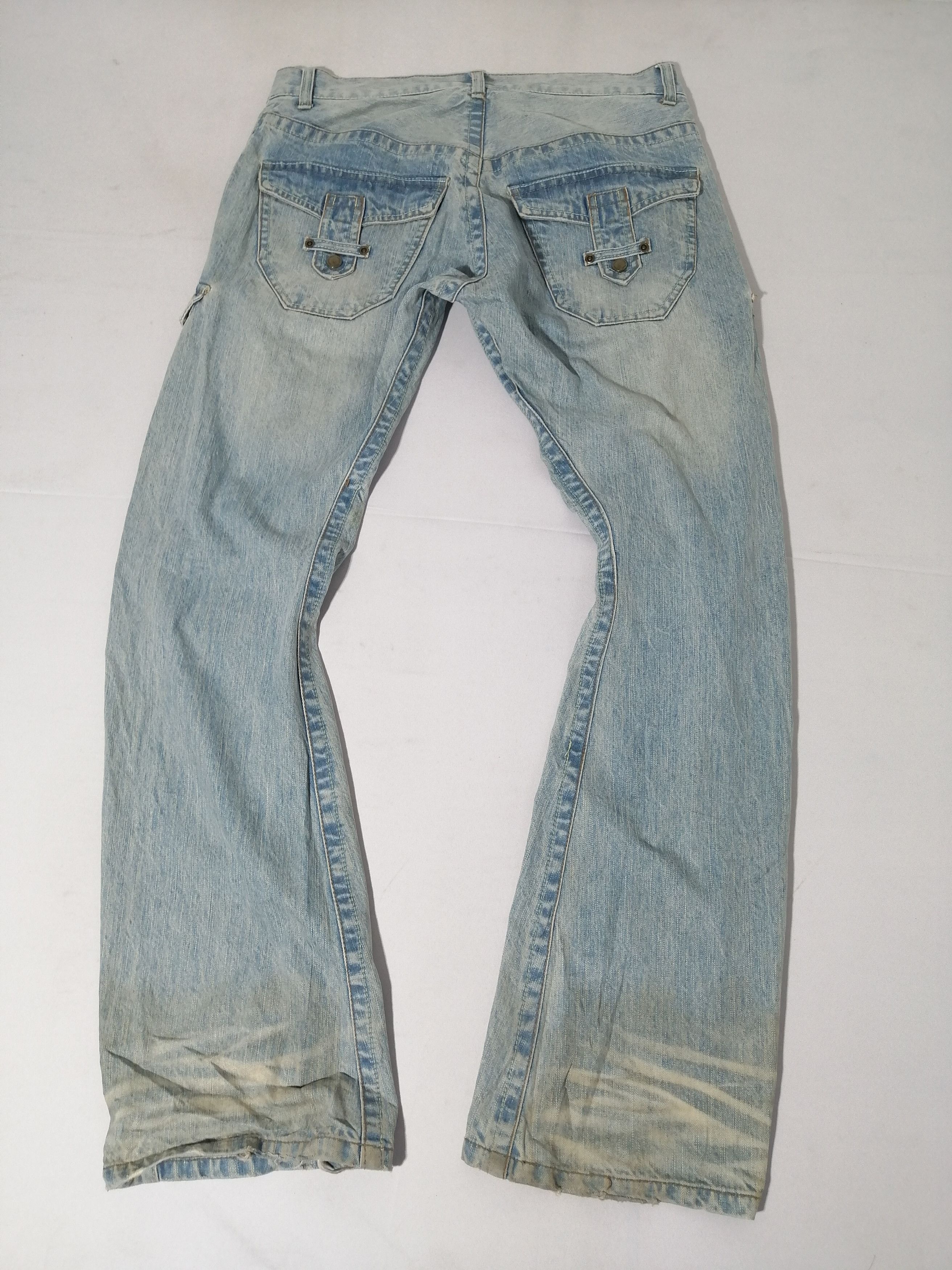 Japanese Brand Rattle Trap Nice Design Denim Jeans Size US 34 / EU 50 - 2 Thumbnail