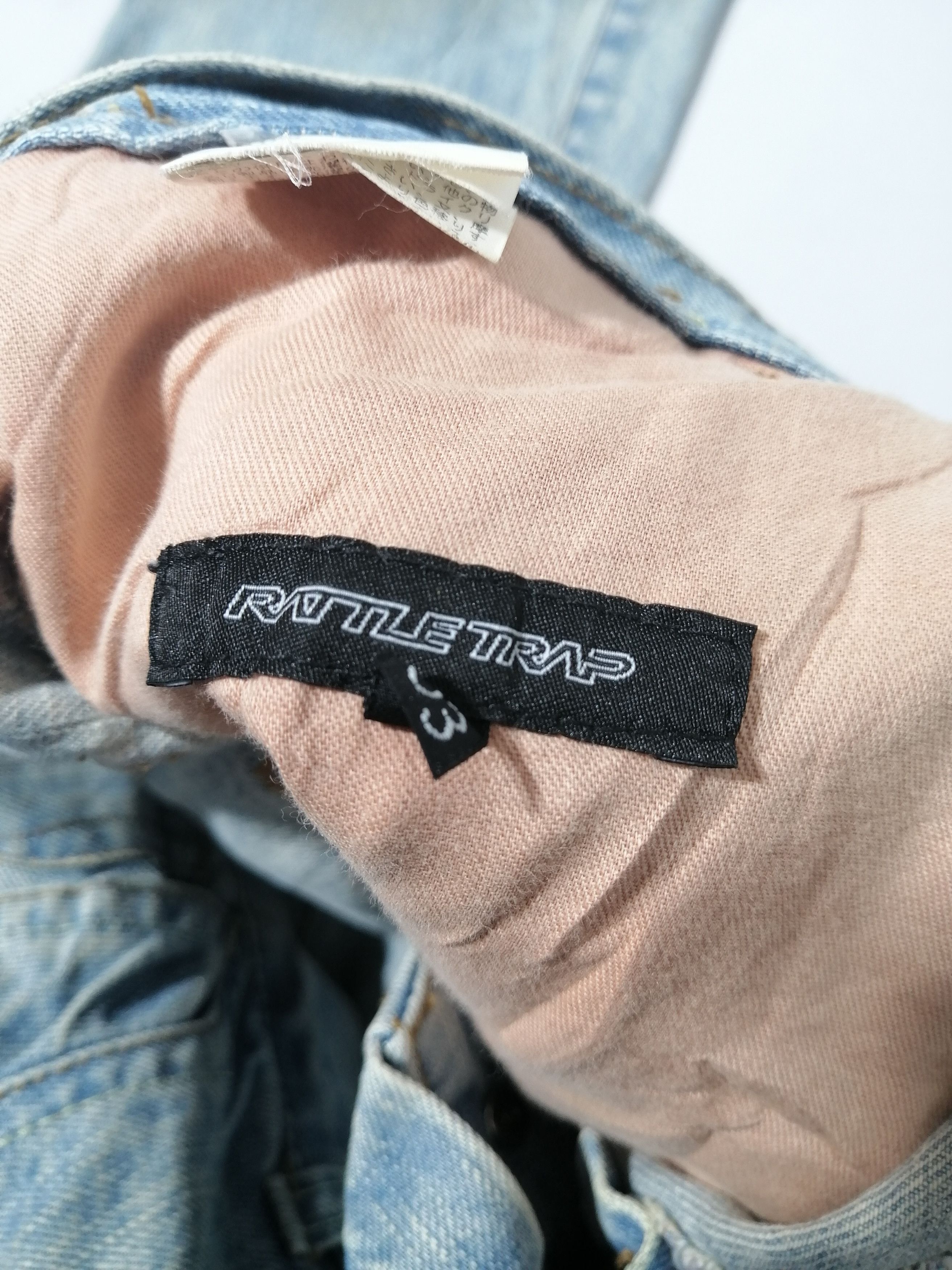 Japanese Brand Rattle Trap Nice Design Denim Jeans Size US 34 / EU 50 - 4 Thumbnail
