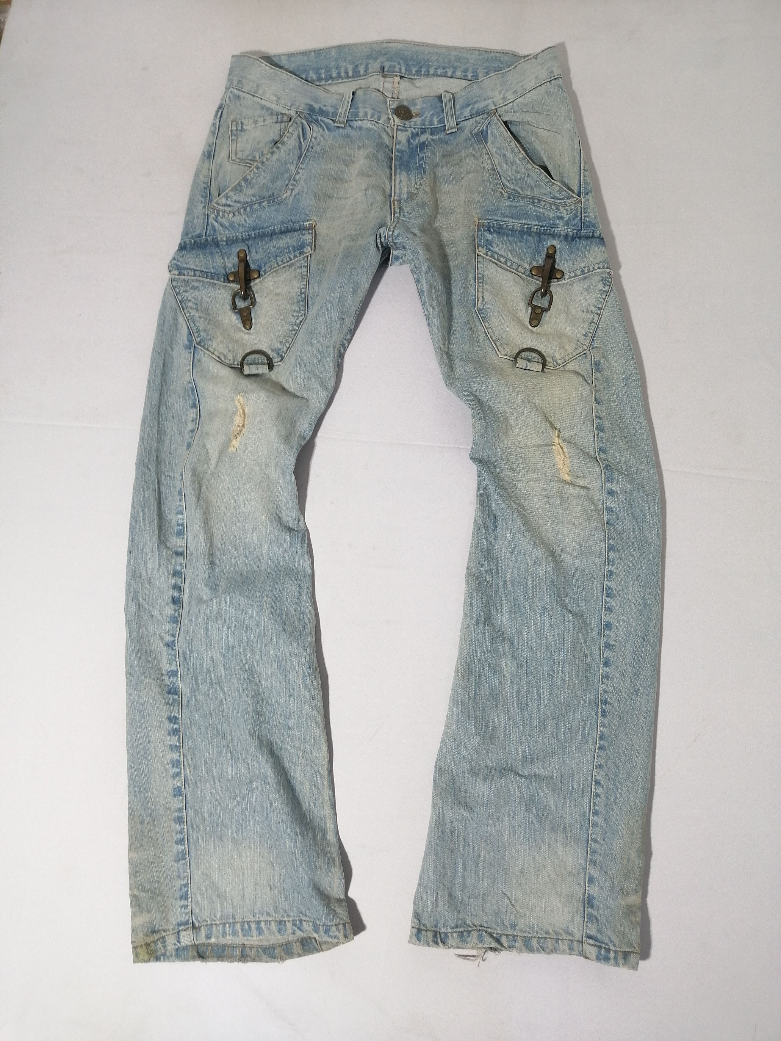 Japanese Brand Rattle Trap Nice Design Denim Jeans Size US 34 / EU 50 - 1 Thumbnail