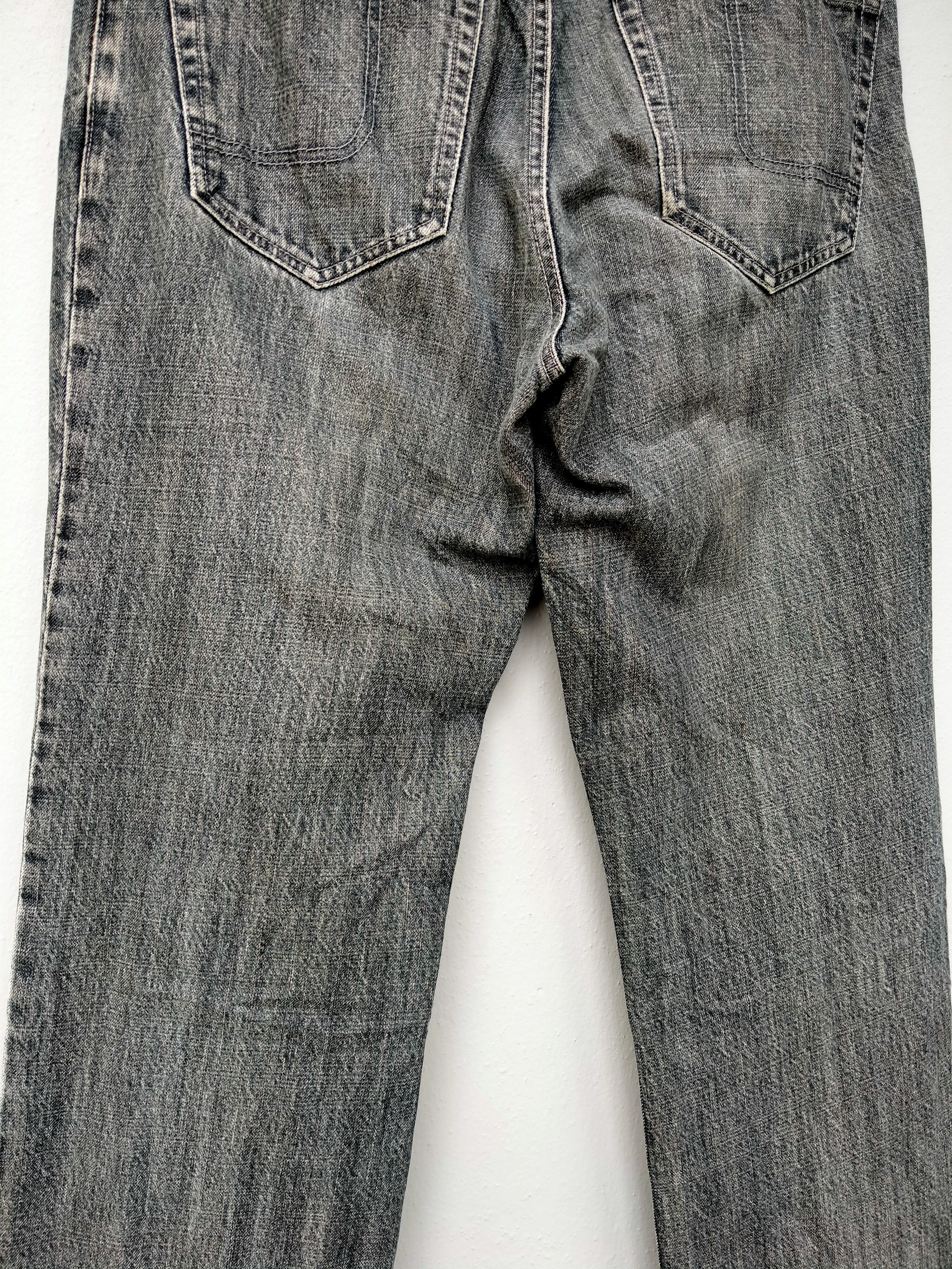 Lanvin Vintage Distressed Black Faded Jeans Lanvin Collection Size US 35 - 7 Thumbnail