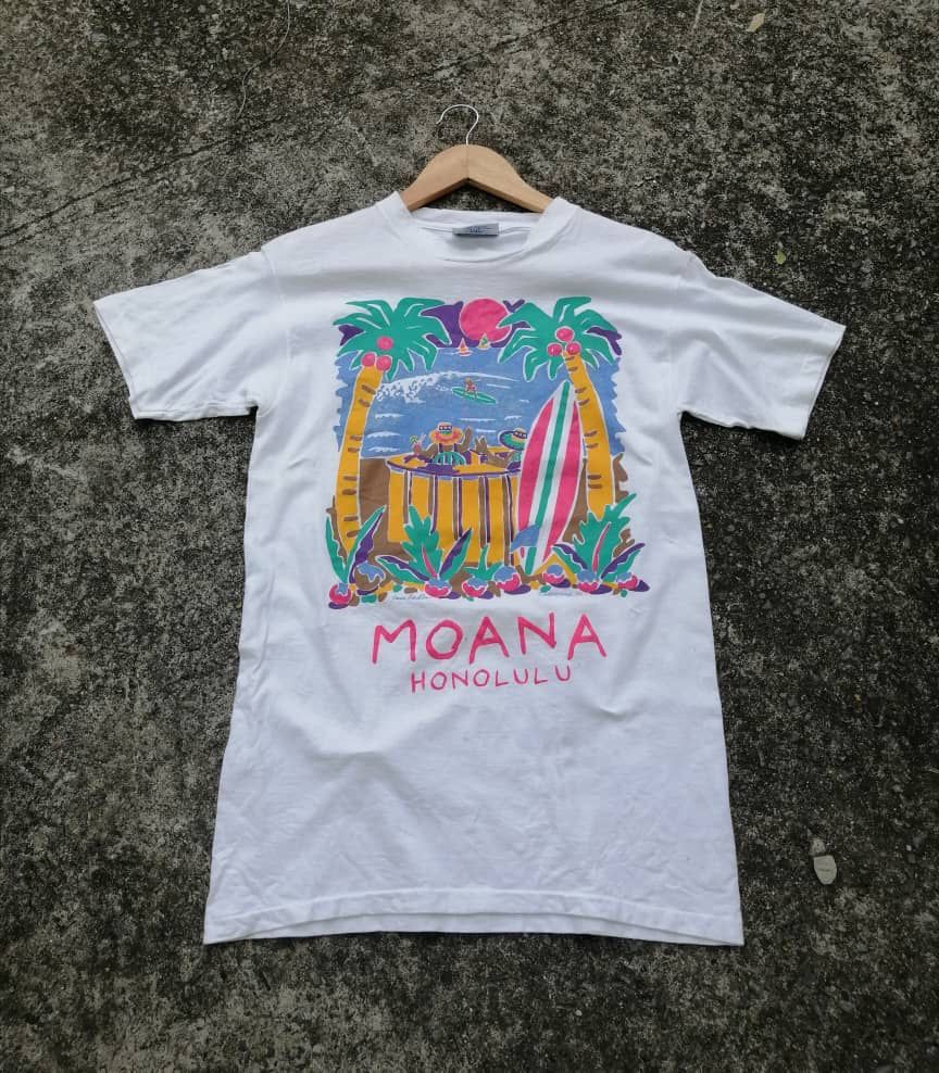 Vintage Vintage Eyecatcher Moana Honolulu Tee Size US S / EU 44-46 / 1 - 1 Thumbnail