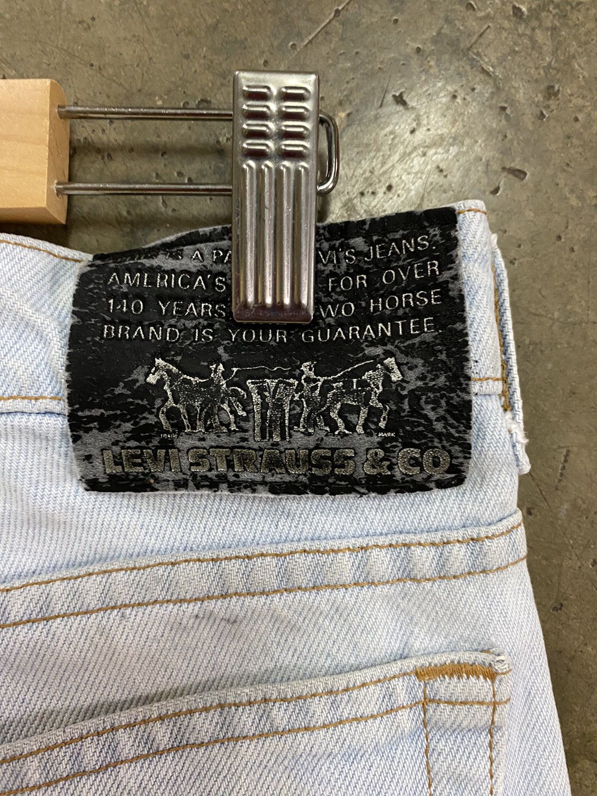 Levi's Vintage Thrashed Levis Denim Japan Size US 29 - 11 Thumbnail