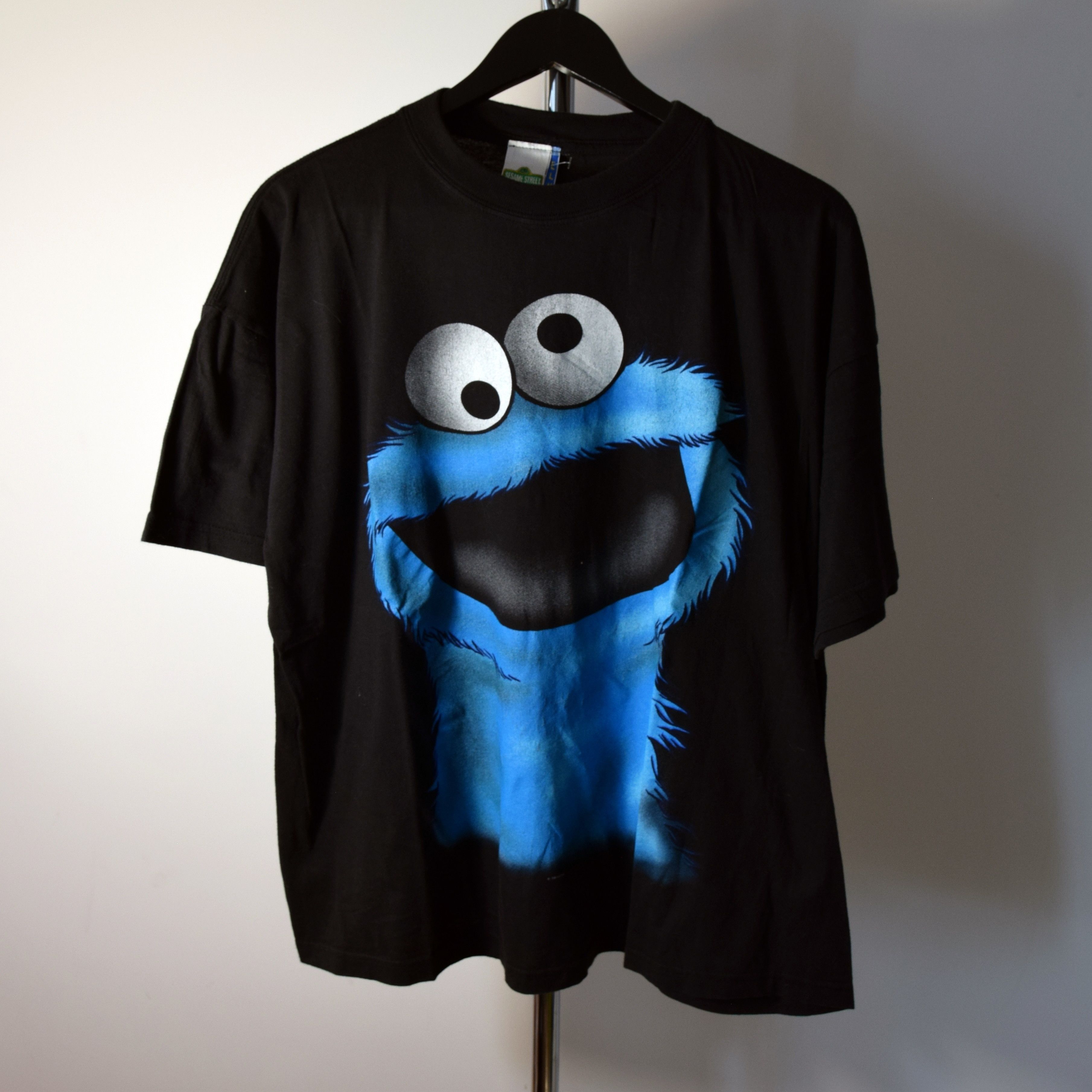 Cartoon Network × Vintage 1997 90S COOCKIE MONSTER VINTAGE SESAME STREET XL BOXY Size US L / EU 52-54 / 3 - 2 Thumbnail