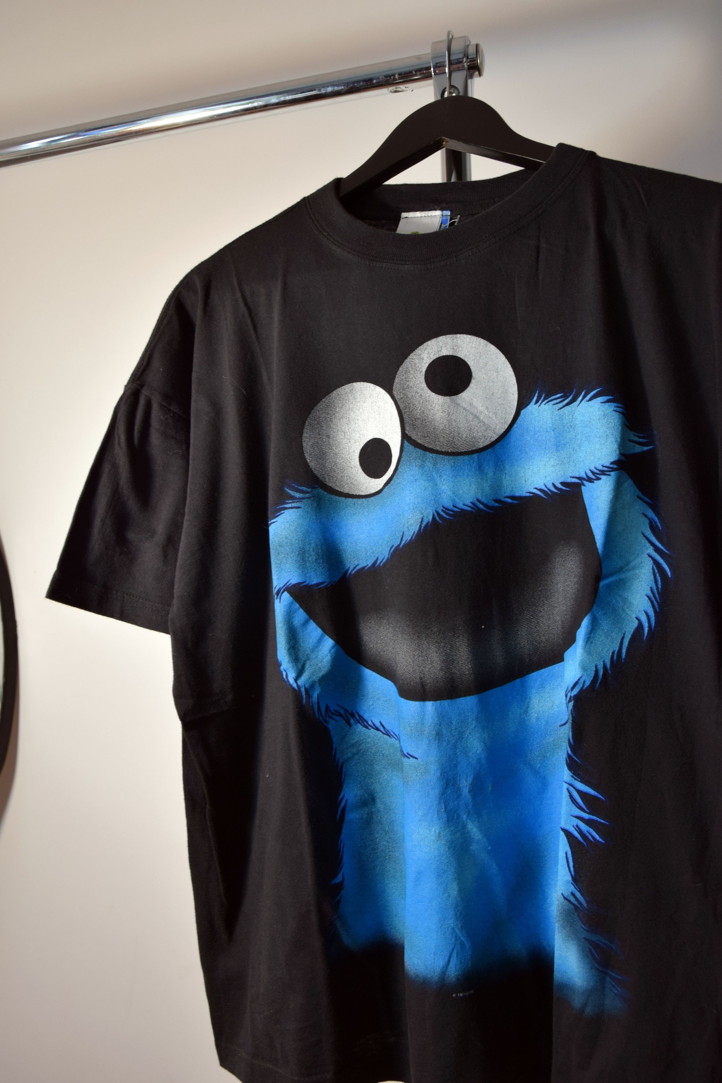 Cartoon Network × Vintage 1997 90S COOCKIE MONSTER VINTAGE SESAME STREET XL BOXY Size US L / EU 52-54 / 3 - 4 Thumbnail