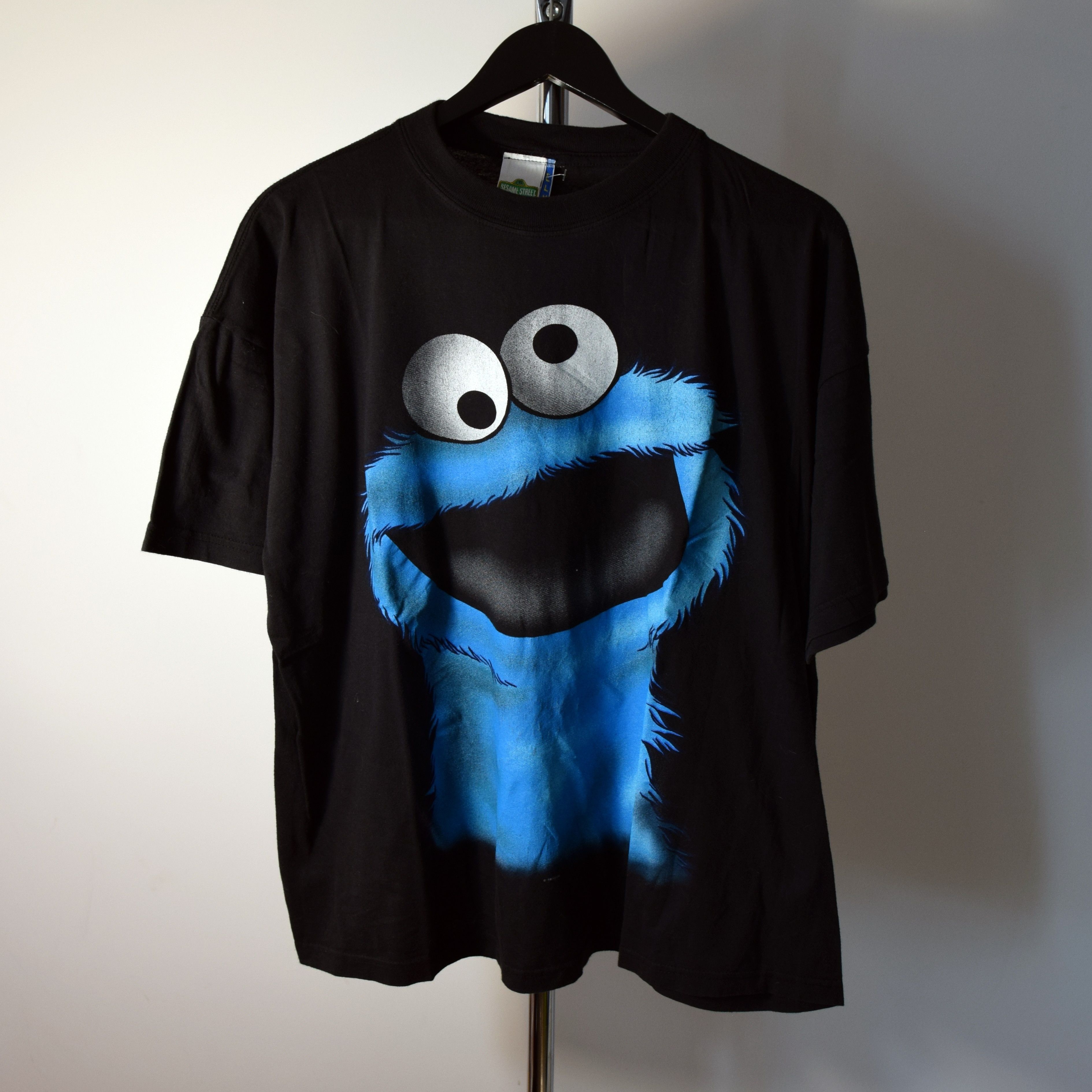 Cartoon Network × Vintage 1997 90S COOCKIE MONSTER VINTAGE SESAME STREET XL BOXY Size US L / EU 52-54 / 3 - 1 Thumbnail