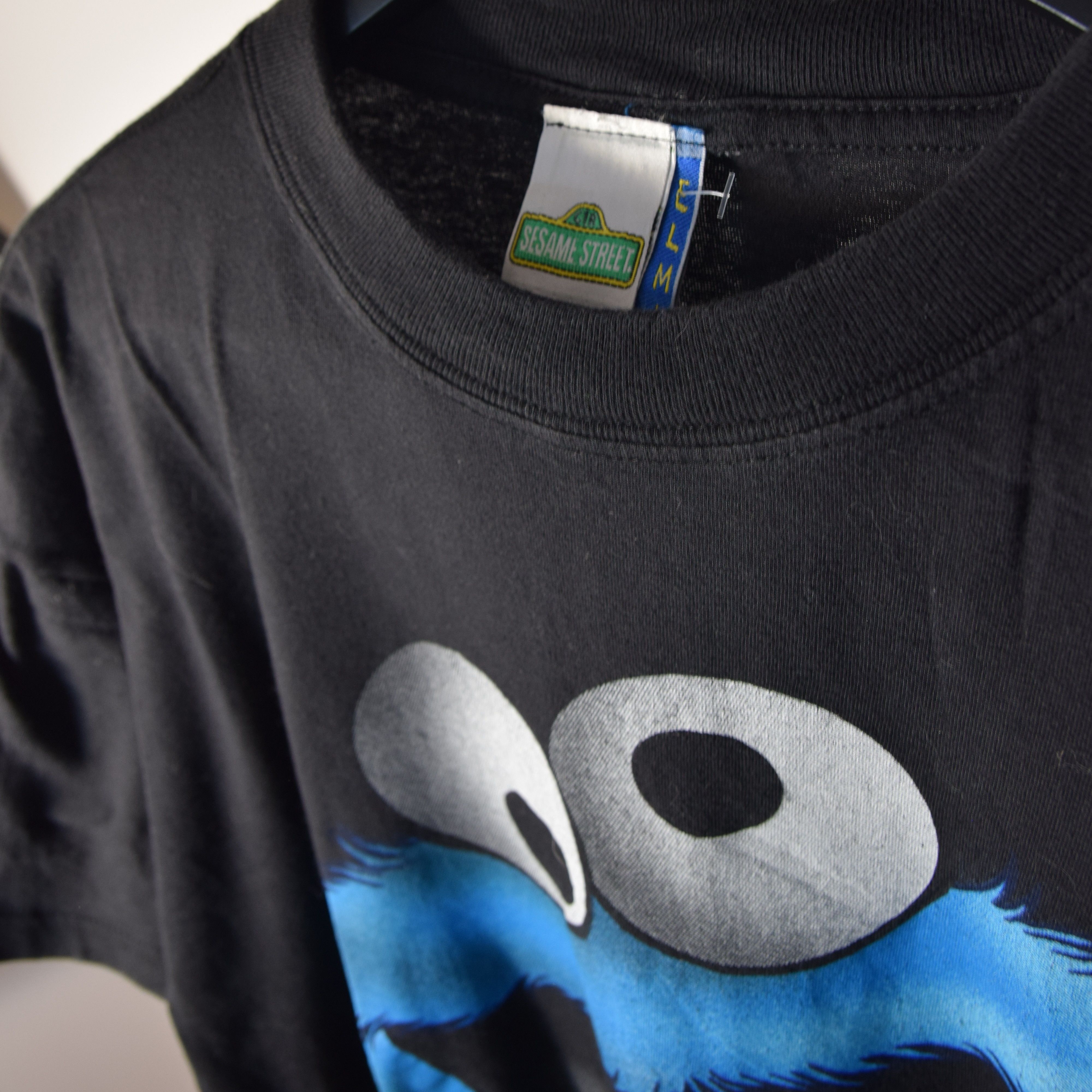 Cartoon Network × Vintage 1997 90S COOCKIE MONSTER VINTAGE SESAME STREET XL BOXY Size US L / EU 52-54 / 3 - 6 Thumbnail