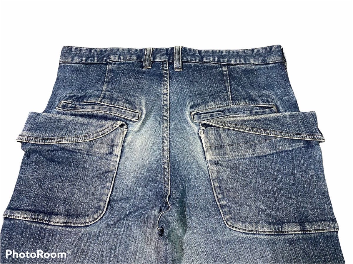 Japanese Brand Japanese Brand Cargo Pants Denim Multipocket Rageblue Size US 31 - 6 Thumbnail