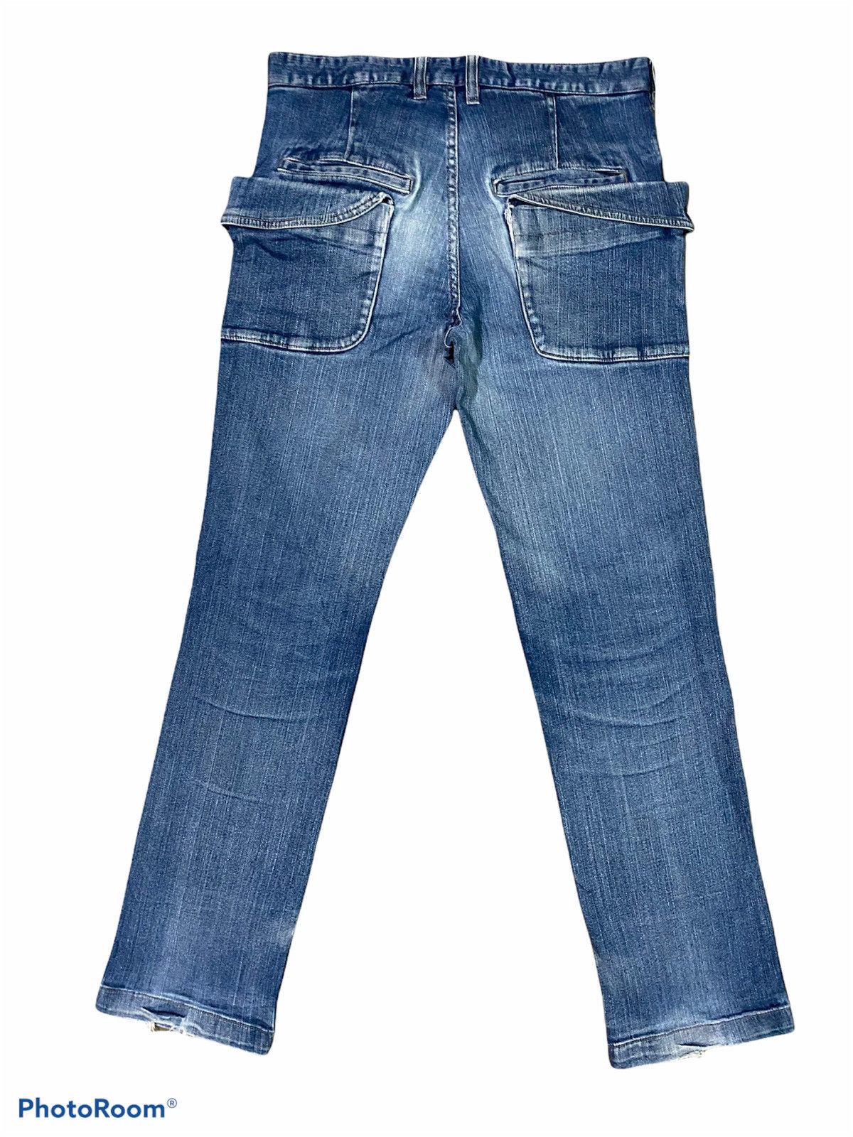 Japanese Brand Japanese Brand Cargo Pants Denim Multipocket Rageblue Size US 31 - 2 Thumbnail