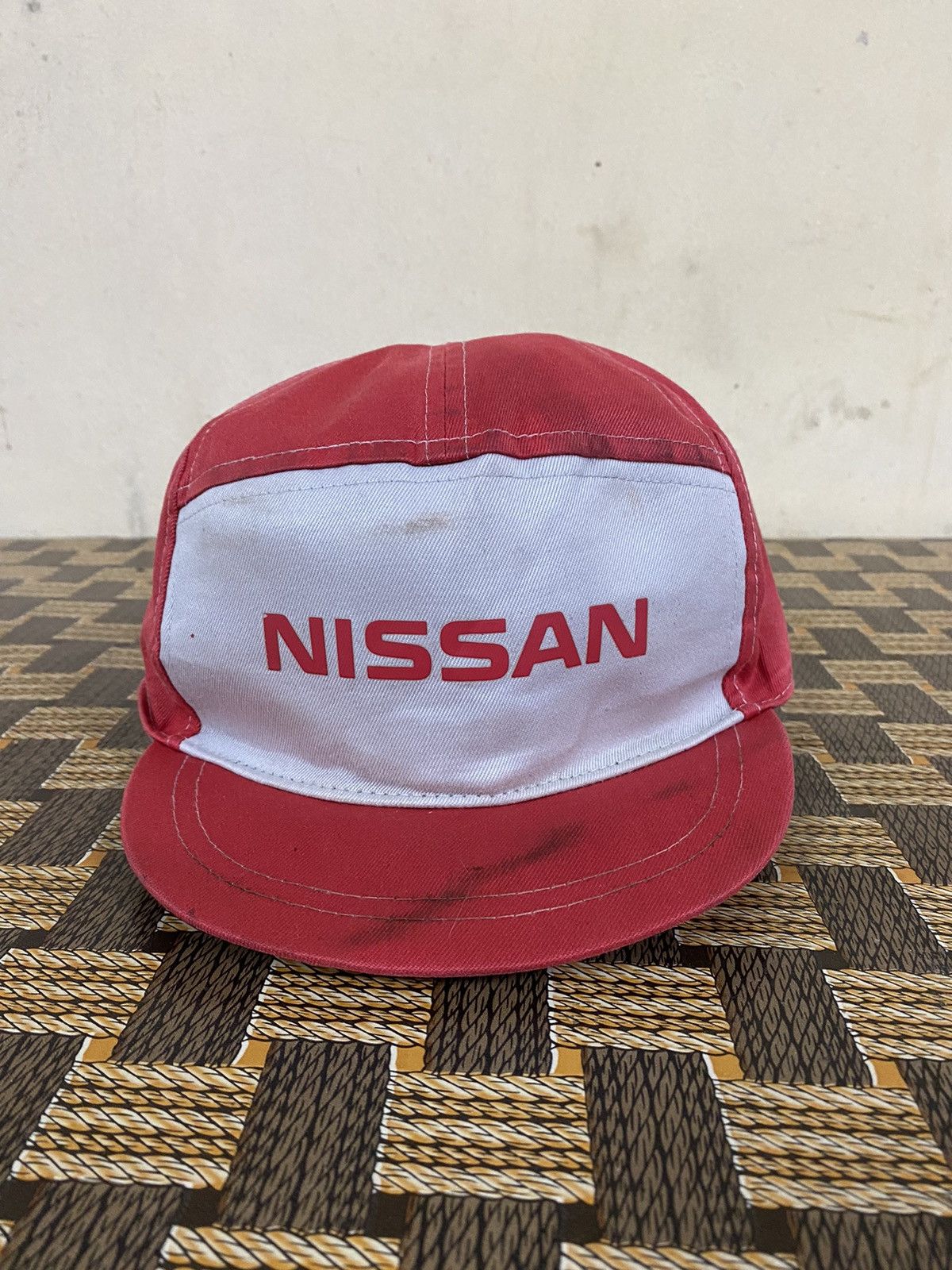 Gear for Sports Vintage Nissan Mechanical Hat Cap Red/White Size ONE SIZE - 2 Thumbnail