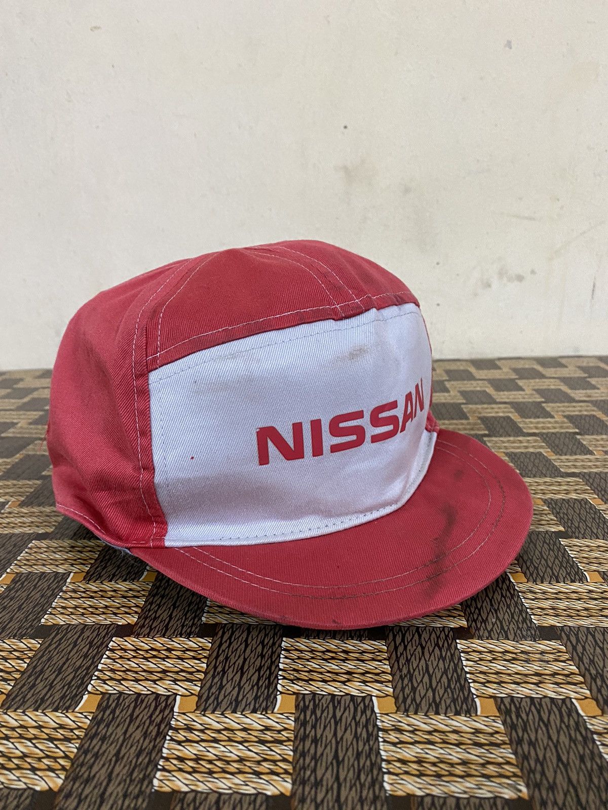 Gear for Sports Vintage Nissan Mechanical Hat Cap Red/White Size ONE SIZE - 1 Thumbnail