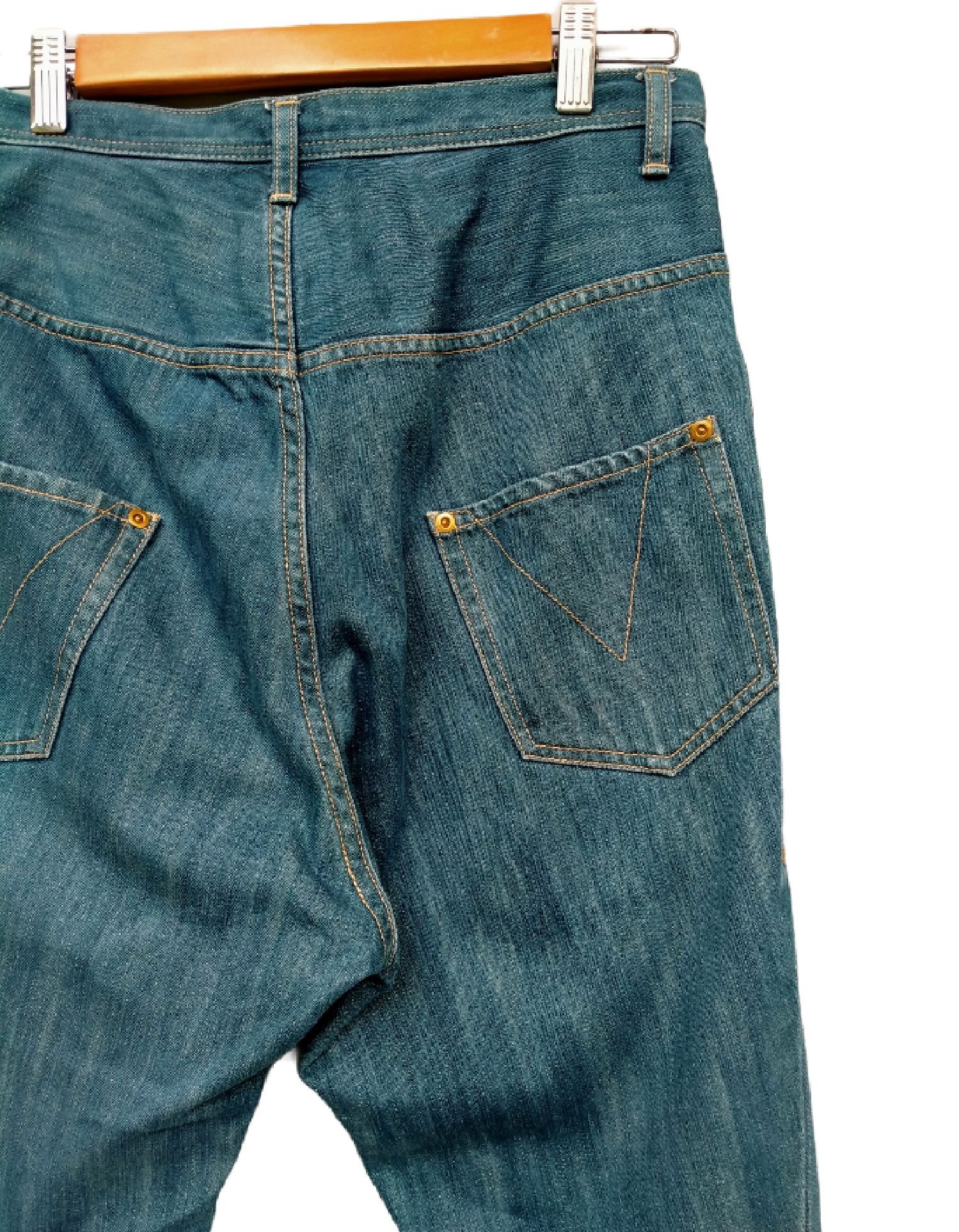 Issey Miyake Vintage IsseyMiyake Mercibeaucoup Baggy Love Denim Pant Size US 29 - 13 Thumbnail