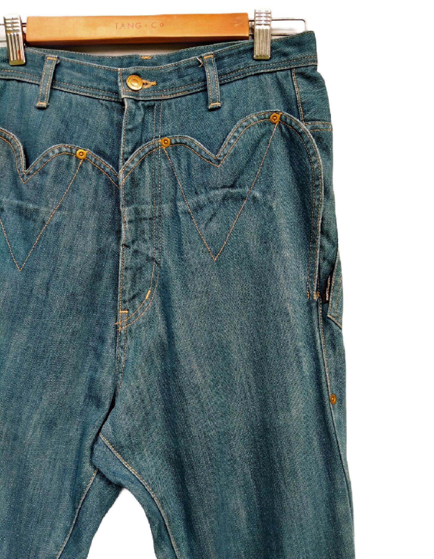 Issey Miyake Vintage IsseyMiyake Mercibeaucoup Baggy Love Denim Pant Size US 29 - 7 Thumbnail