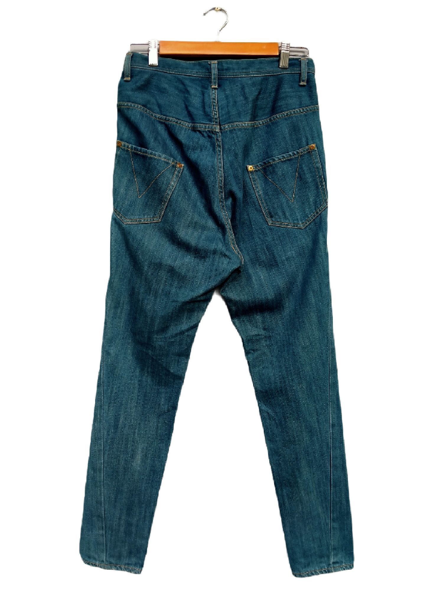 Issey Miyake Vintage IsseyMiyake Mercibeaucoup Baggy Love Denim Pant Size US 29 - 2 Thumbnail