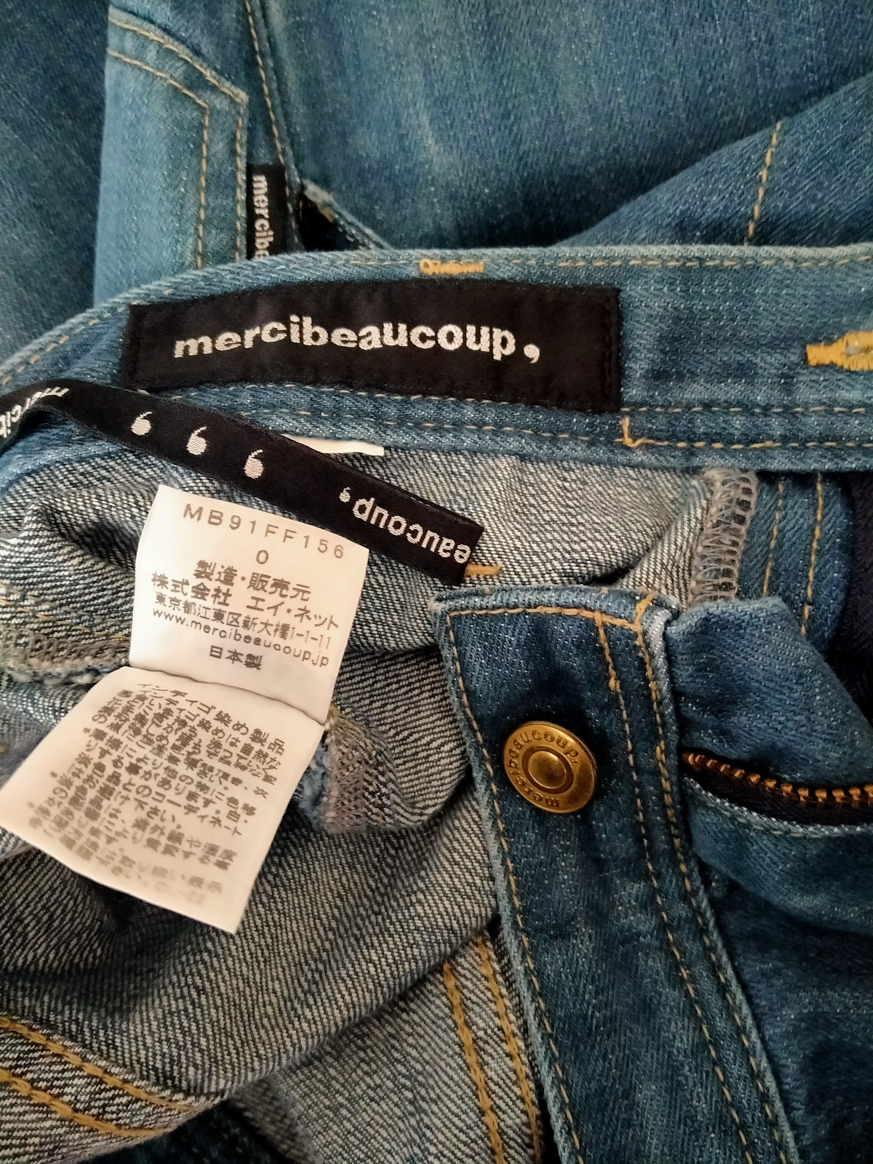 Issey Miyake Vintage IsseyMiyake Mercibeaucoup Baggy Love Denim Pant Size US 29 - 17 Thumbnail