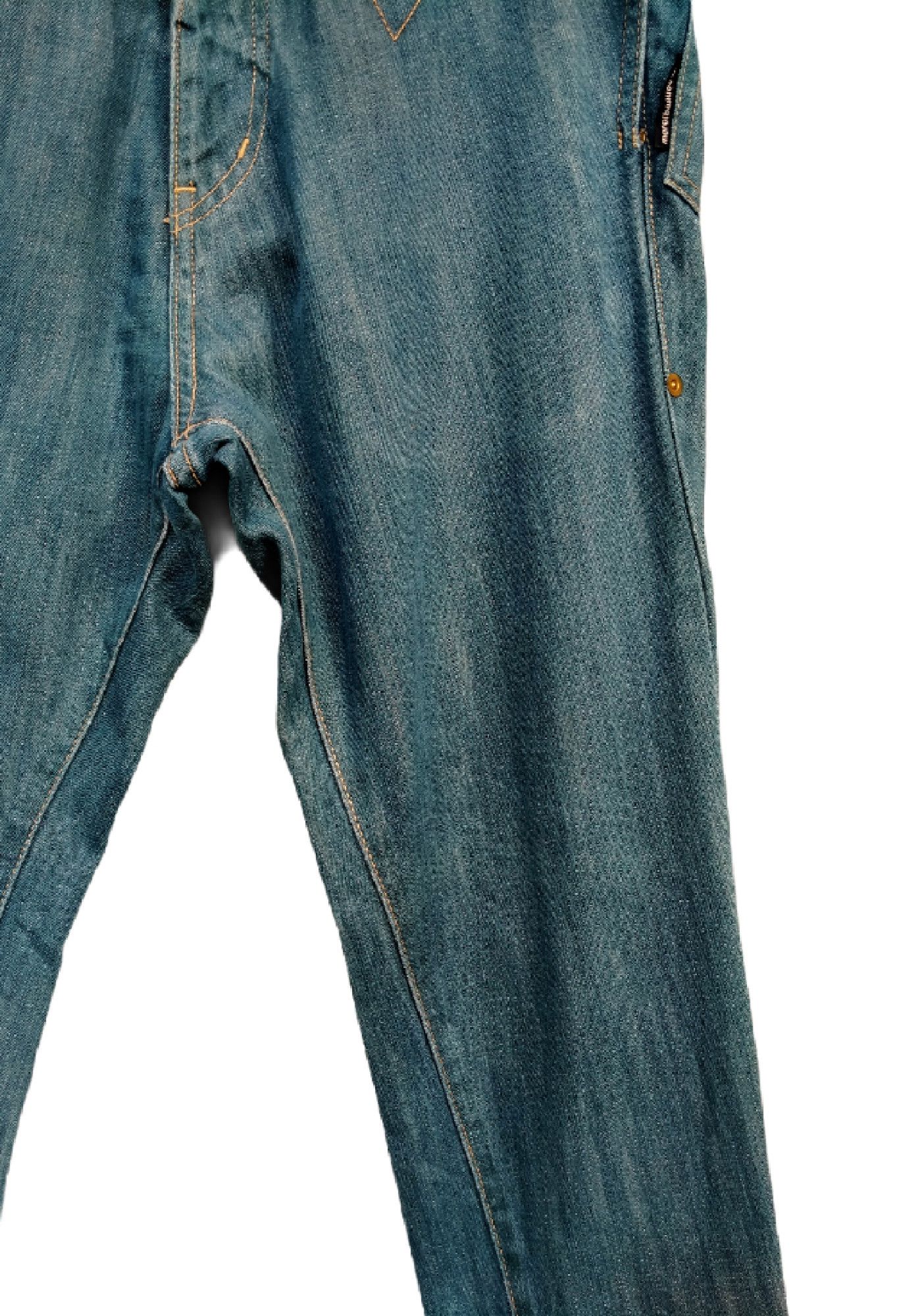 Issey Miyake Vintage IsseyMiyake Mercibeaucoup Baggy Love Denim Pant Size US 29 - 8 Thumbnail