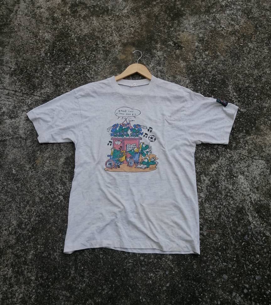 Vintage Vintage Humeur Design Cartoon Tee Size US L / EU 52-54 / 3 - 1 Thumbnail