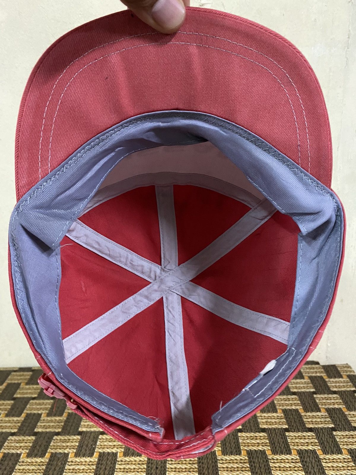 Gear for Sports Vintage Nissan Mechanical Hat Cap Red/White Size ONE SIZE - 5 Thumbnail