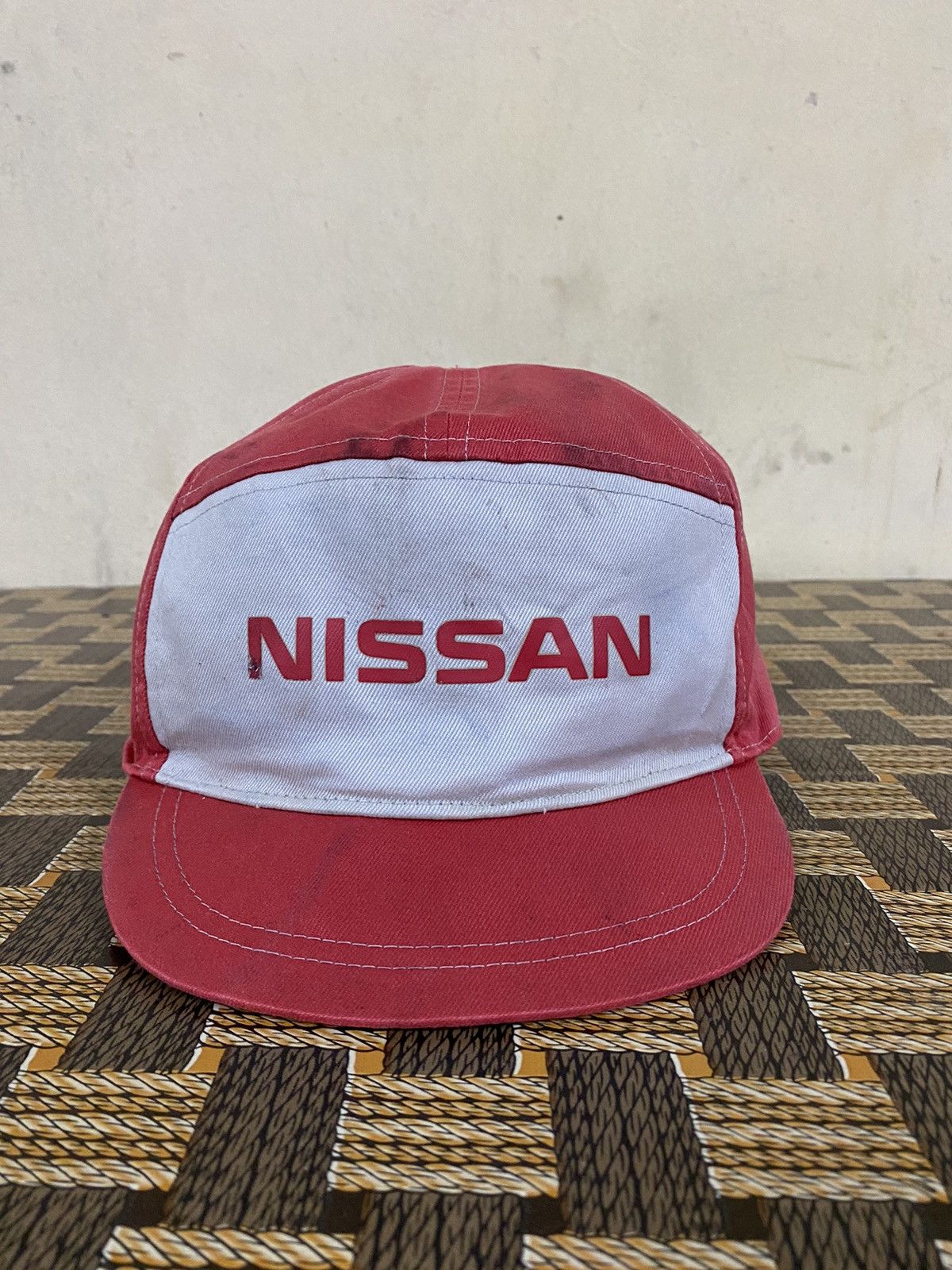 Gear for Sports Vintage Nissan Mechanical Hat Cap Red/White Size ONE SIZE - 2 Thumbnail