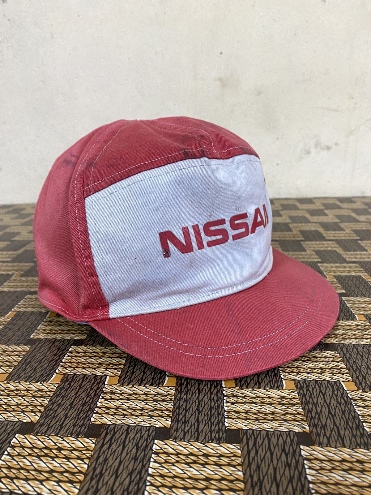 Gear for Sports Vintage Nissan Mechanical Hat Cap Red/White Size ONE SIZE - 1 Thumbnail